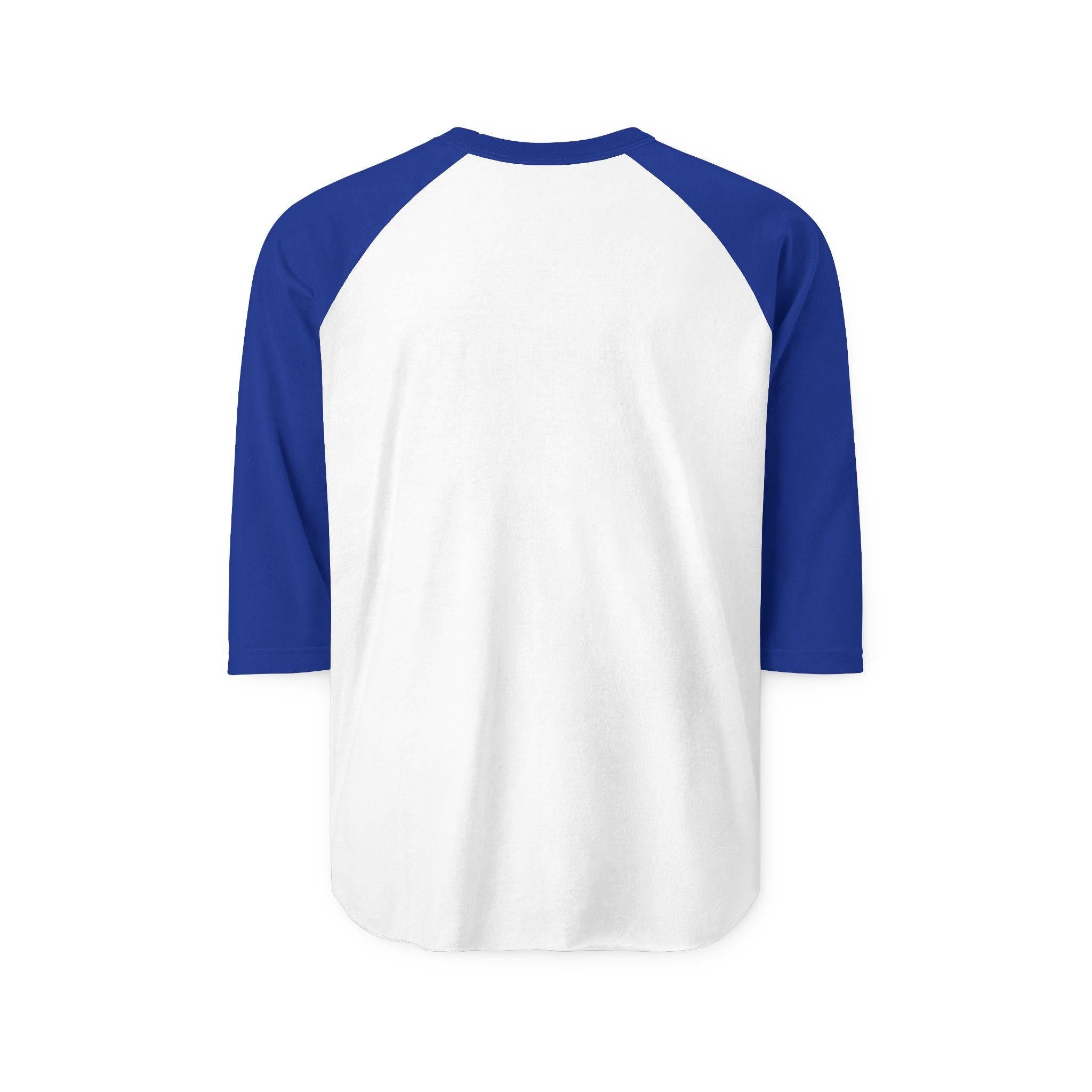 Raglan Shirt | Black Body White Contrast Sleeves, 3/4 Length Unisex Tee