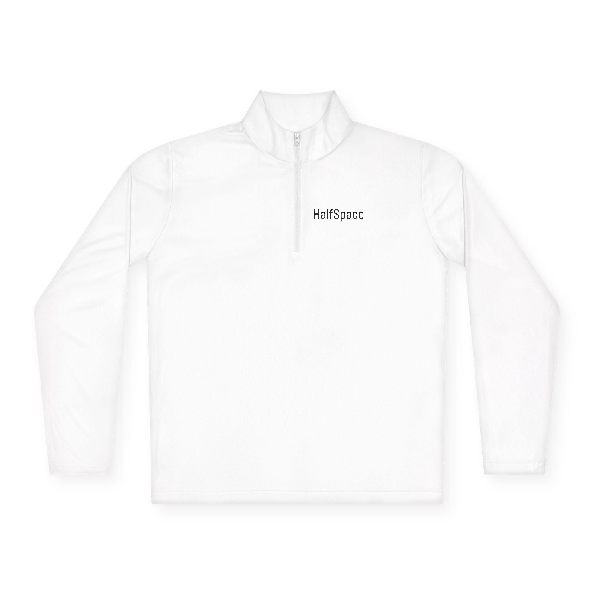 HalfSpace logo Quarter-Zip Pullover | Minimalist embroidered chest | Zip Jacket | Streetwear | Minimal Streewear Pullover