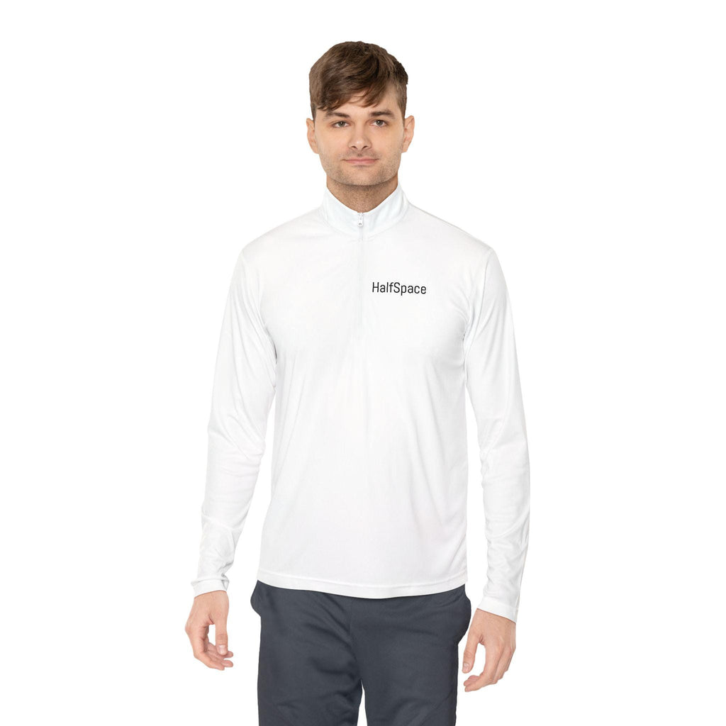HalfSpace logo Quarter-Zip Pullover | Minimalist embroidered chest | Zip Jacket | Streetwear | Minimal Streewear Pullover