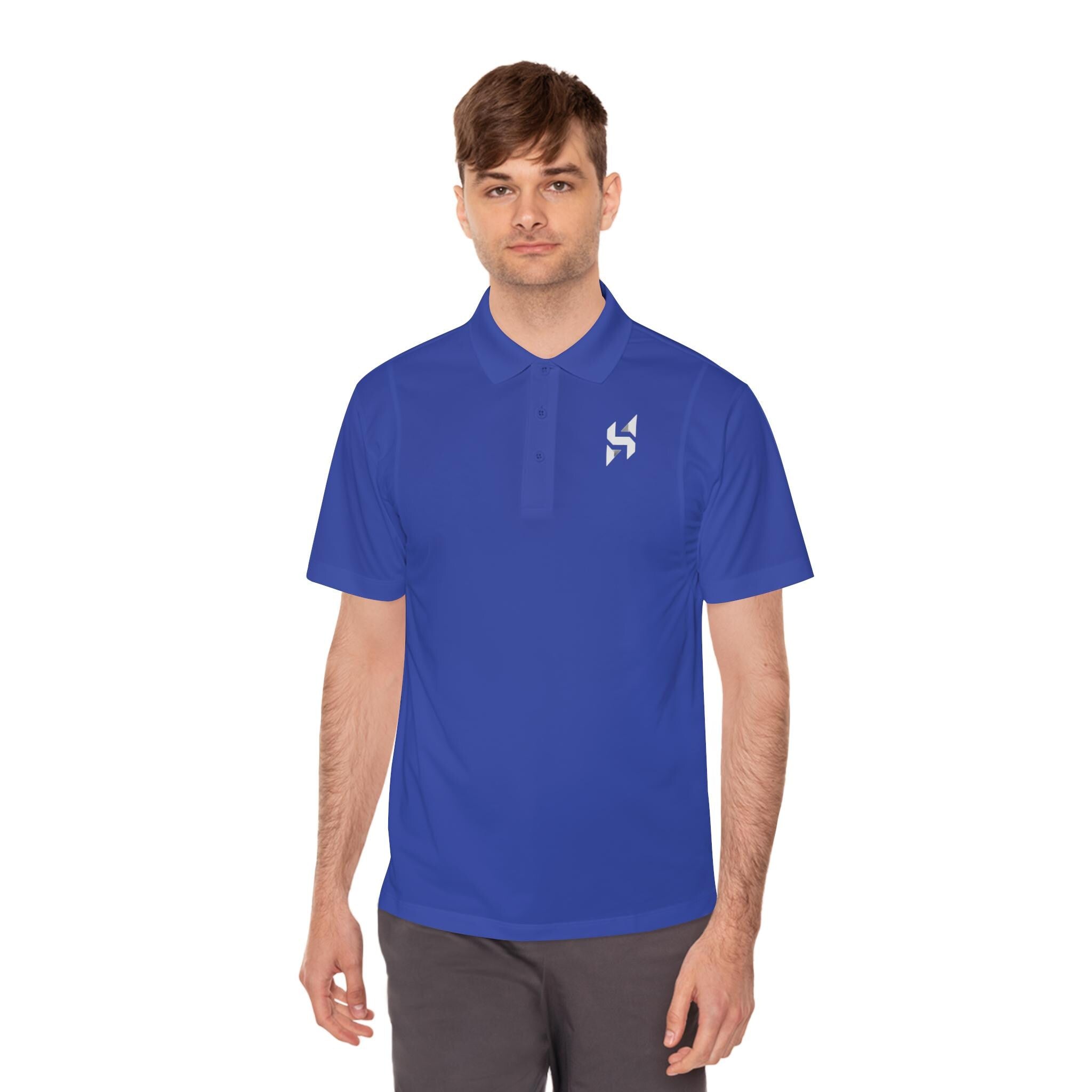 Minimal Geometric HS Logo Polo | Minimal | Streetwear | HalfSpace Studio Branding