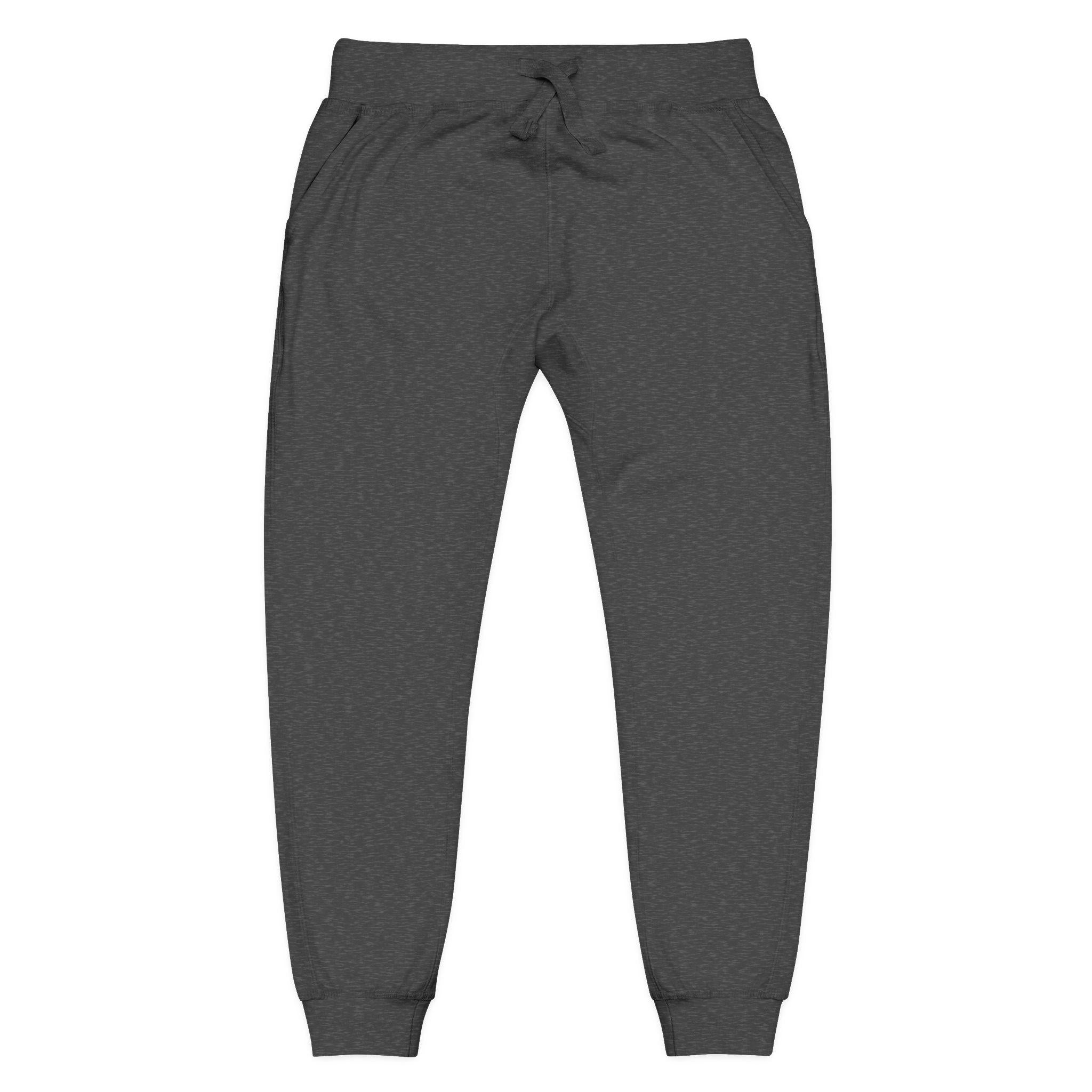Embroidered Joggers Sweatpants | Navy Fleece Athletic Lounge Pants | Streetwear | Trouser | HalfSpace Branding