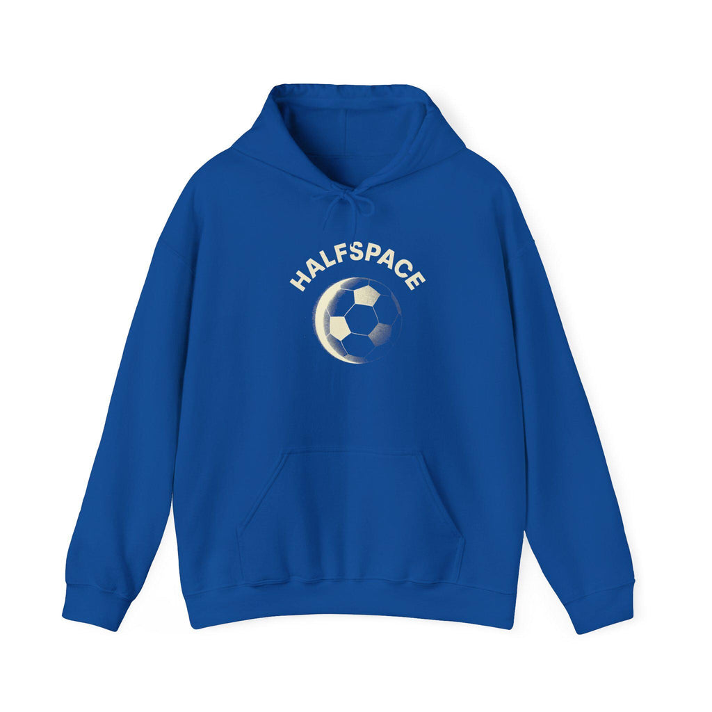 Soccer Moon Graphic Hoodie | Soccer Ball Crescent Design