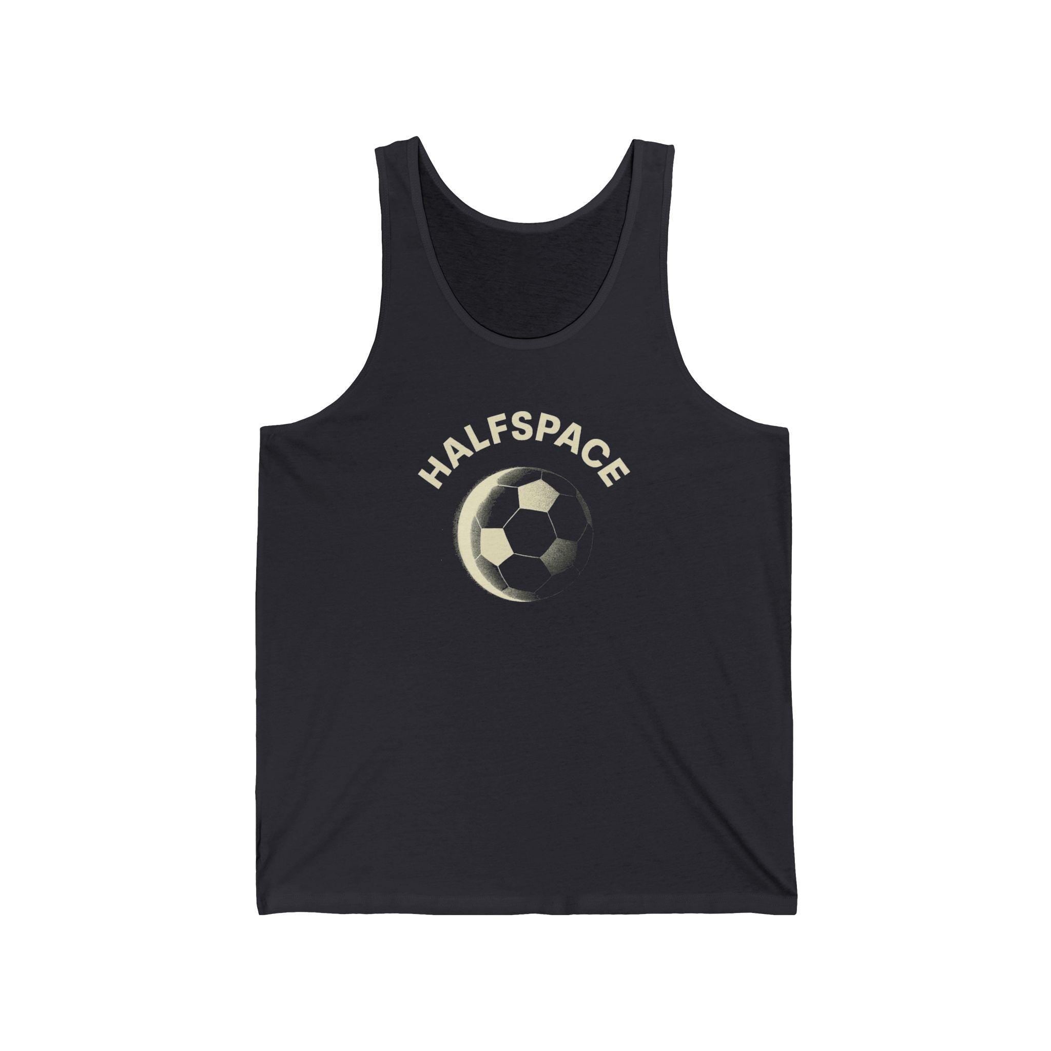 Halfspace Soccer Ball tank top | Soccer graphic, vintage moon design