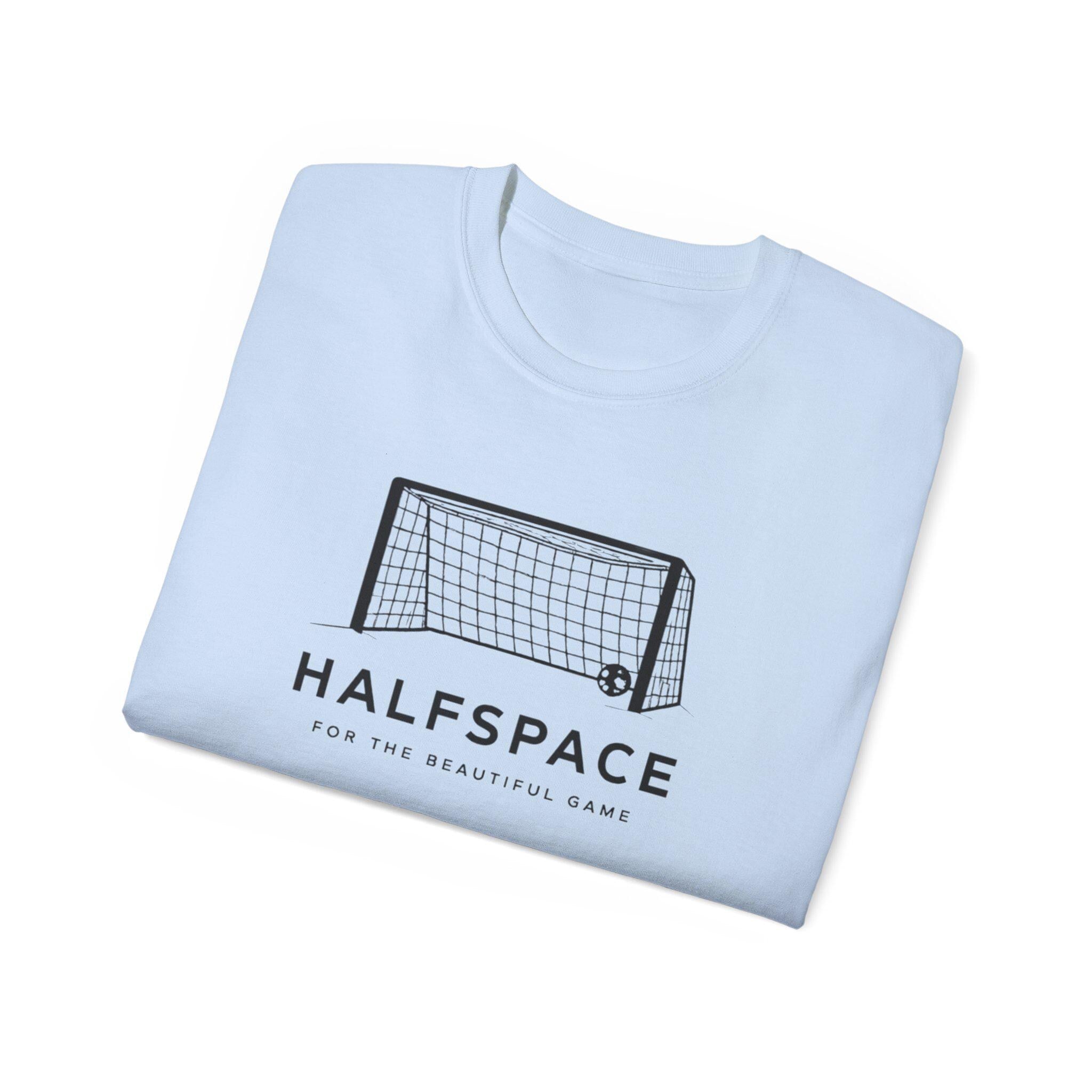 Halfspace Soccer Goal T-Shirt | Minimal Soccer Net Design