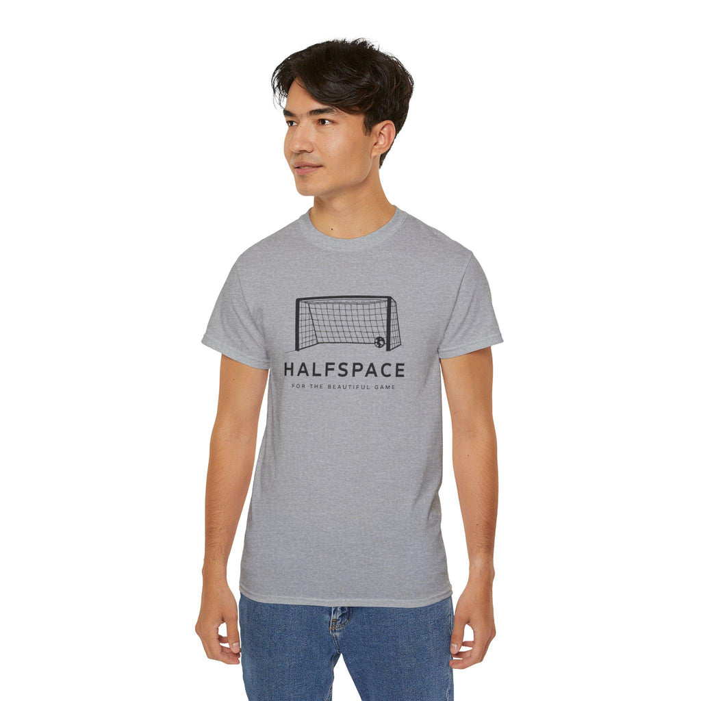 Halfspace Soccer Goal T-Shirt | Minimal Soccer Net Design