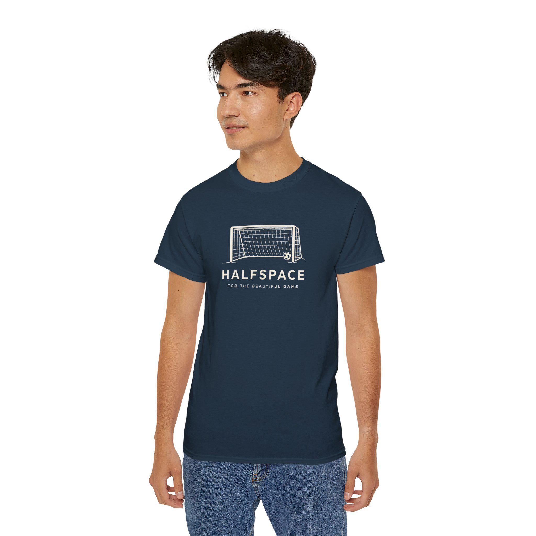 Halfspace Soccer Goal Tee | Minimalist Football Net Design