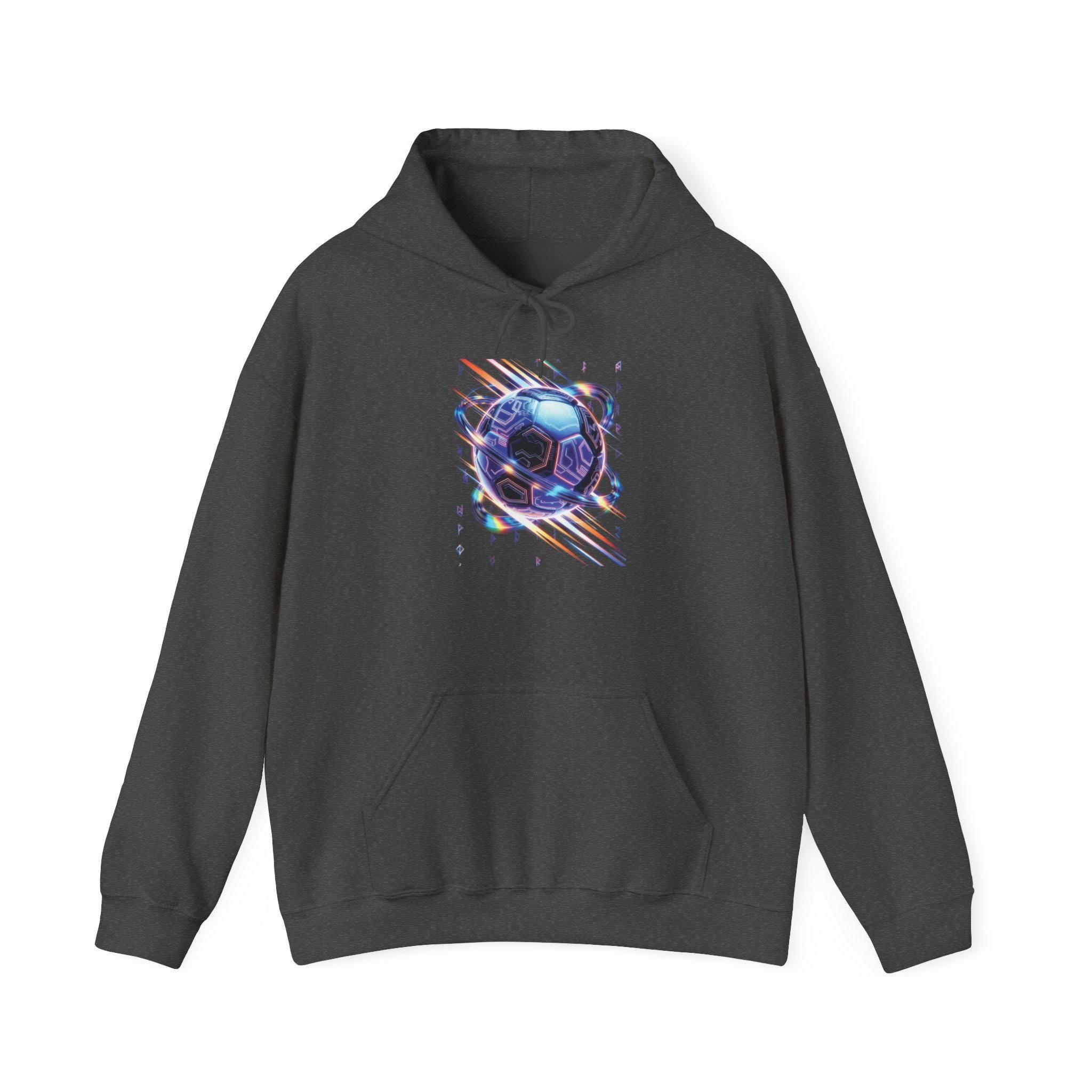 Galaxy Soccer Ball Hoodie | Space Sport Graphic Hoodie