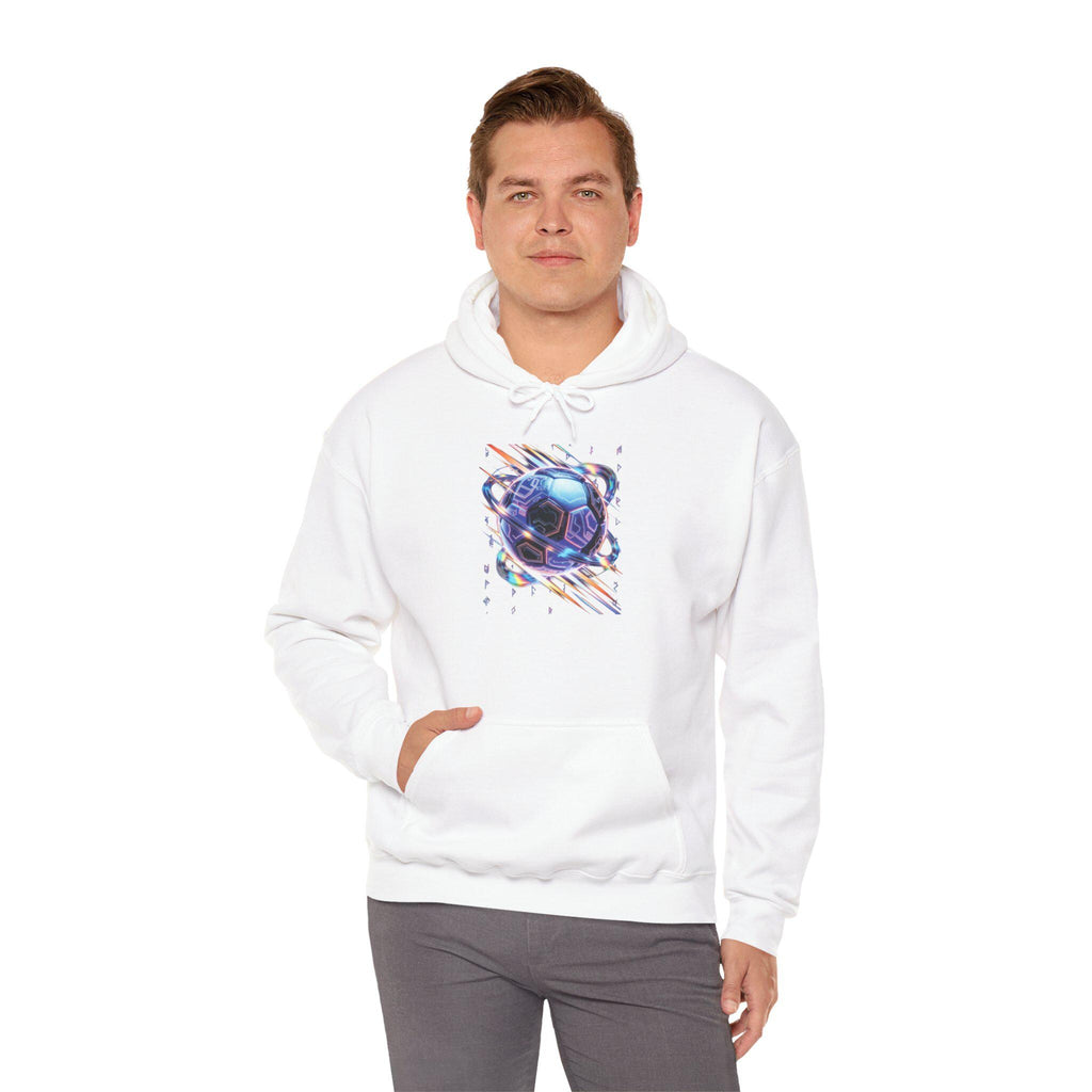 Galaxy Soccer Ball Hoodie | Space Sport Graphic Hoodie