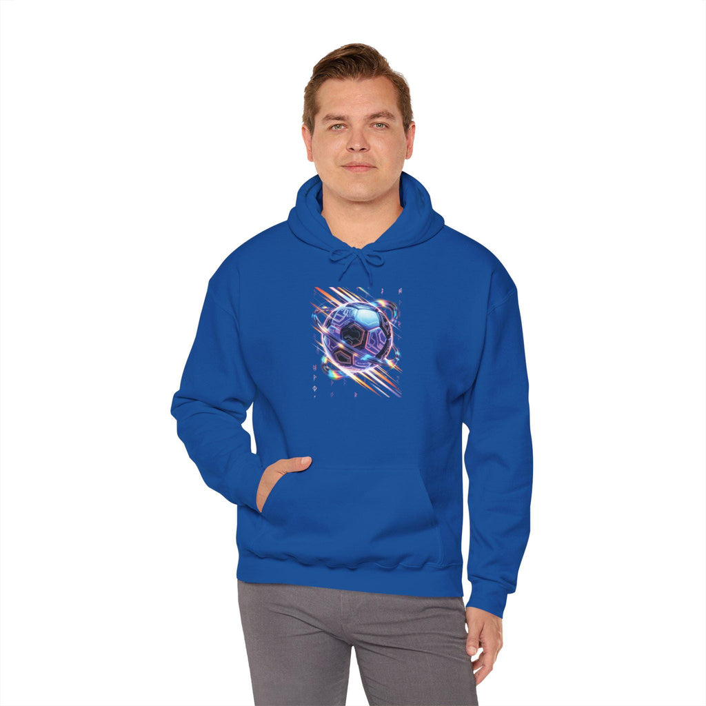Galaxy Soccer Ball Hoodie | Space Sport Graphic Hoodie