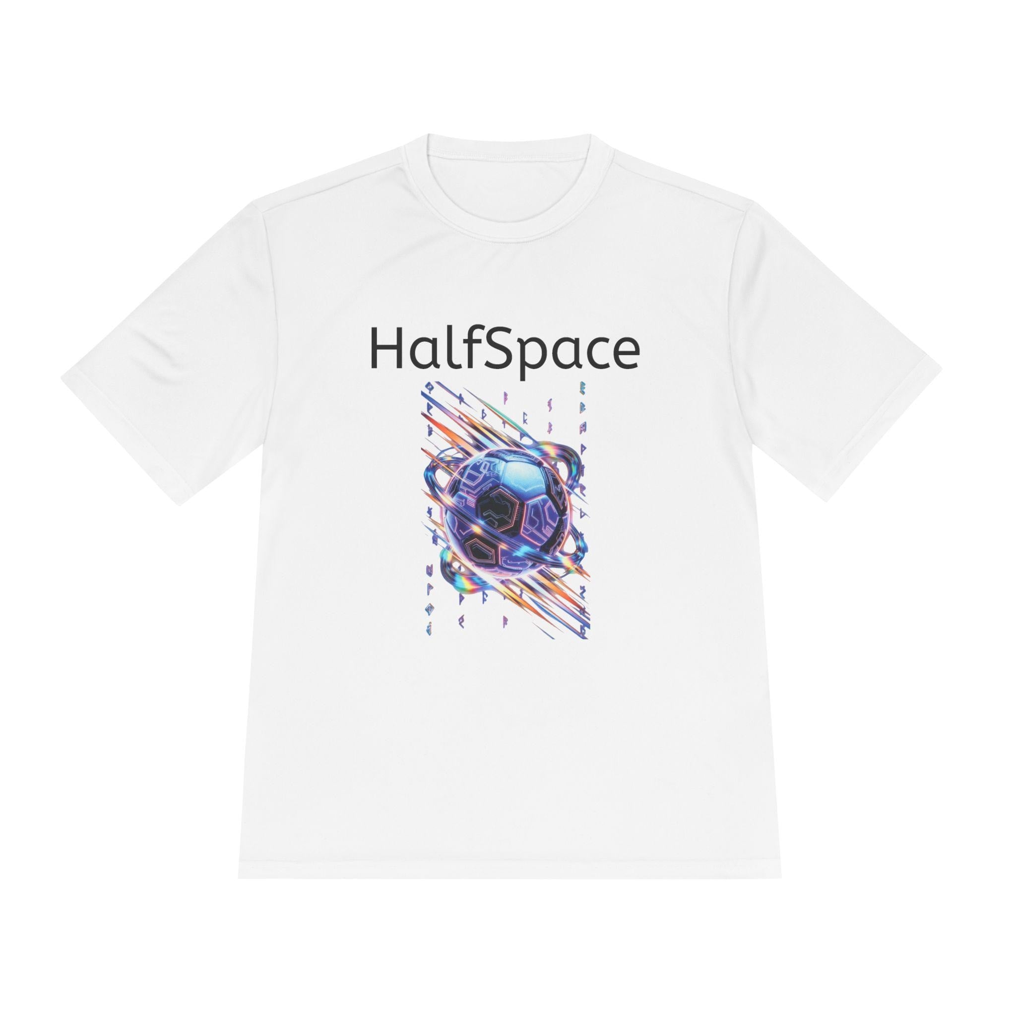 HalfSpace cosmic soccer ball shirt | Space graphic tee