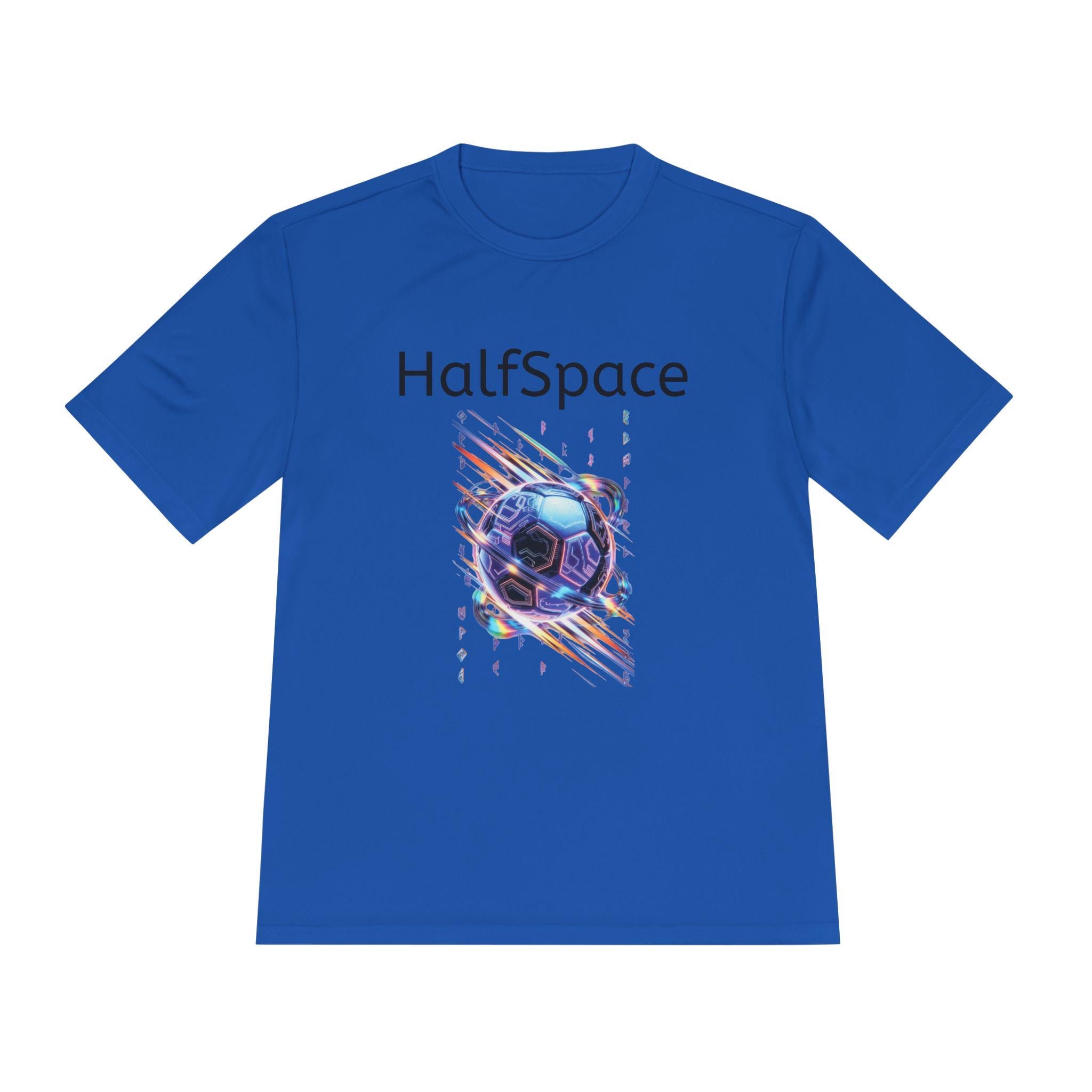 HalfSpace cosmic soccer ball shirt | Space graphic tee
