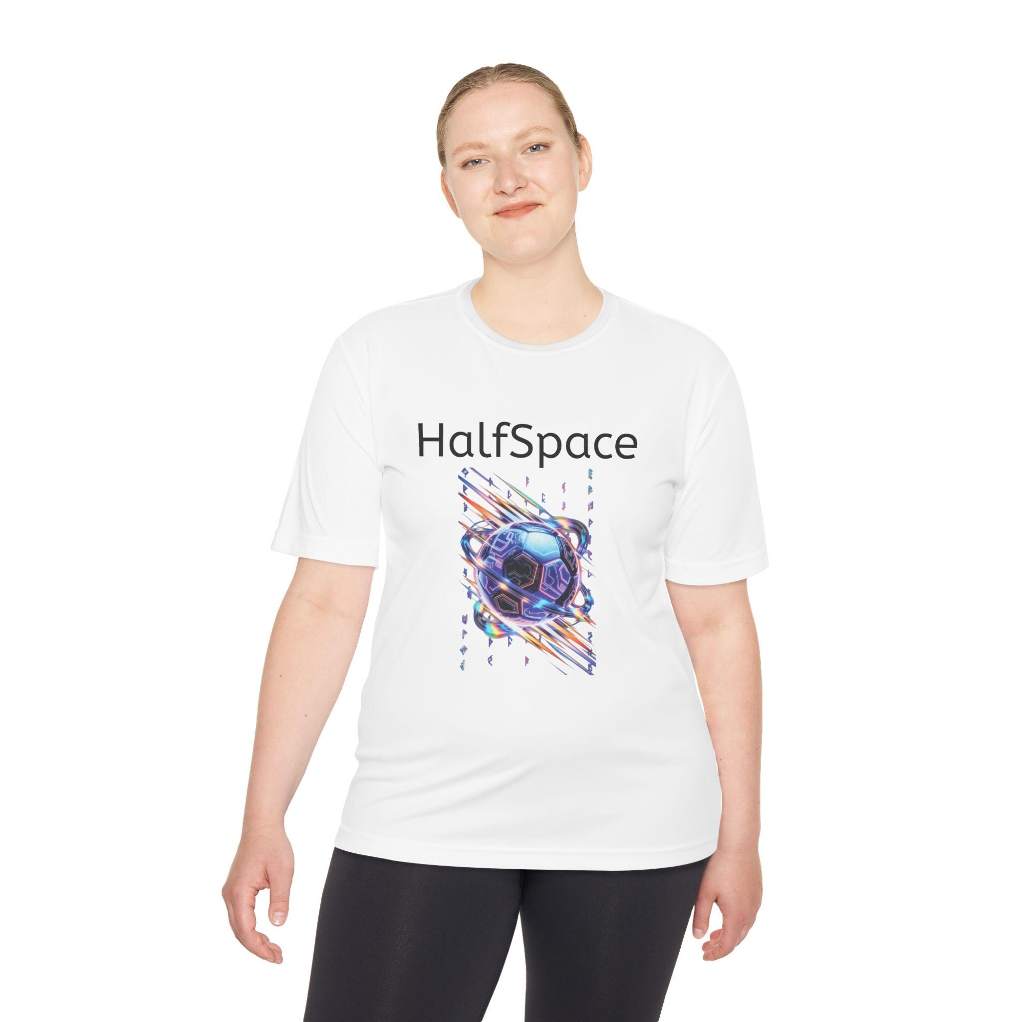 HalfSpace cosmic soccer ball shirt | Space graphic tee