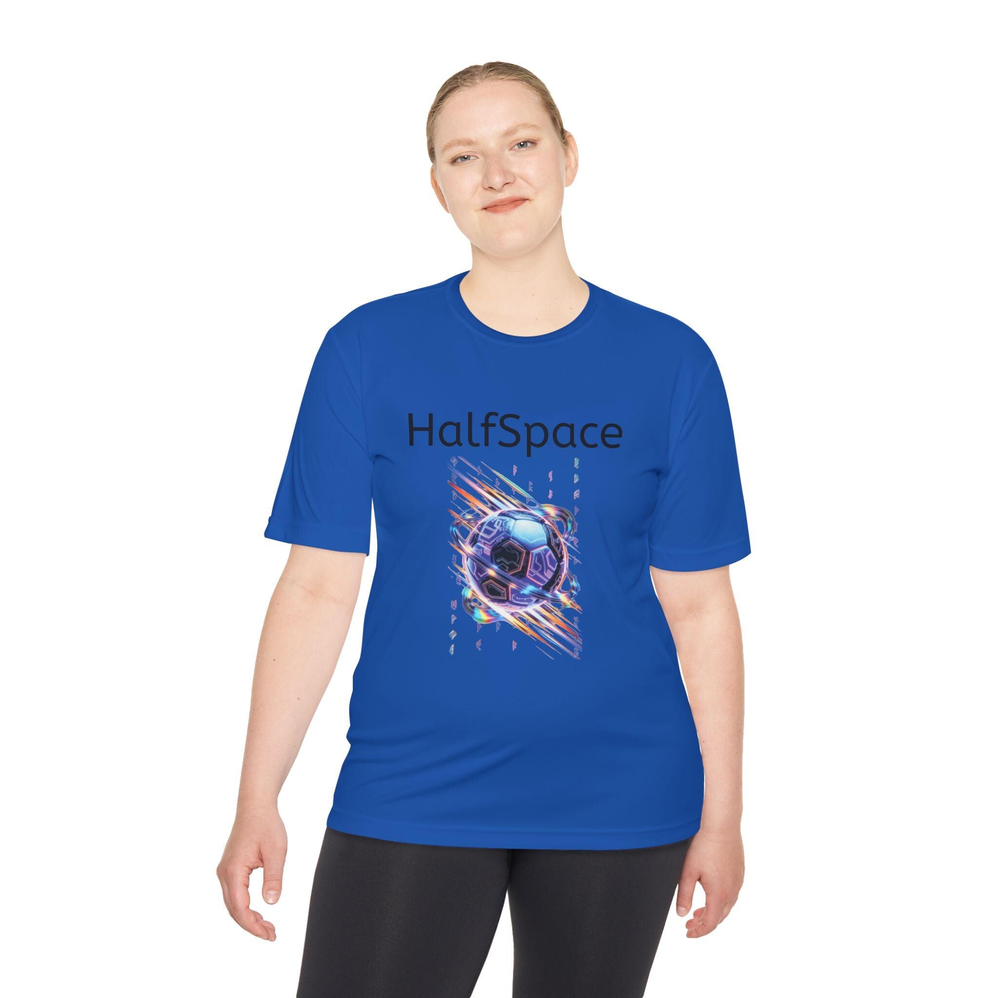 HalfSpace cosmic soccer ball shirt | Space graphic tee