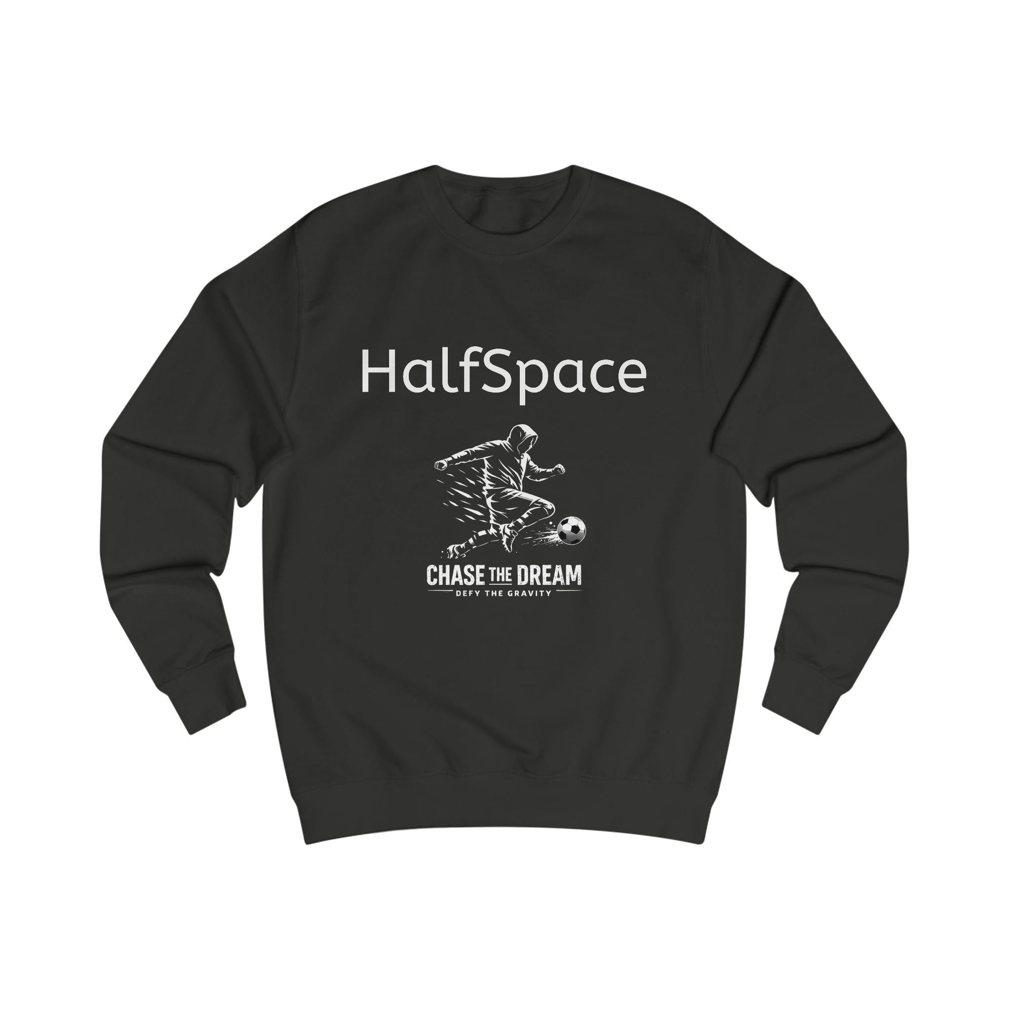 Chase The Dream Soccer Player Sweatshirt | Soccer Graphic, Sportswear | HalfSpace Studio Branding | Streetwear