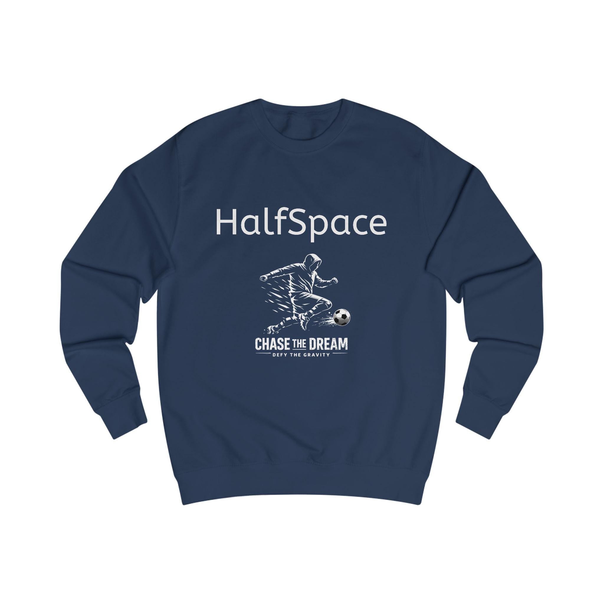 Chase The Dream Soccer Player Sweatshirt | Soccer Graphic, Sportswear | HalfSpace Studio Branding | Streetwear