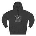Chase The Dream Soccer Player hoodie | Three-Panel Fleece Hoodie | HalfSpace Studio branding | Streetwear Minimal
