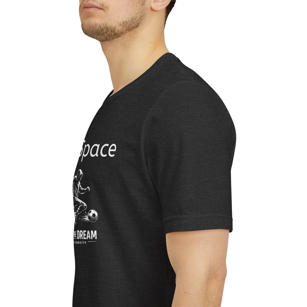HalfSpace Soccer Player Tee | Minimal Streetwear, Chase the Dream Graphic