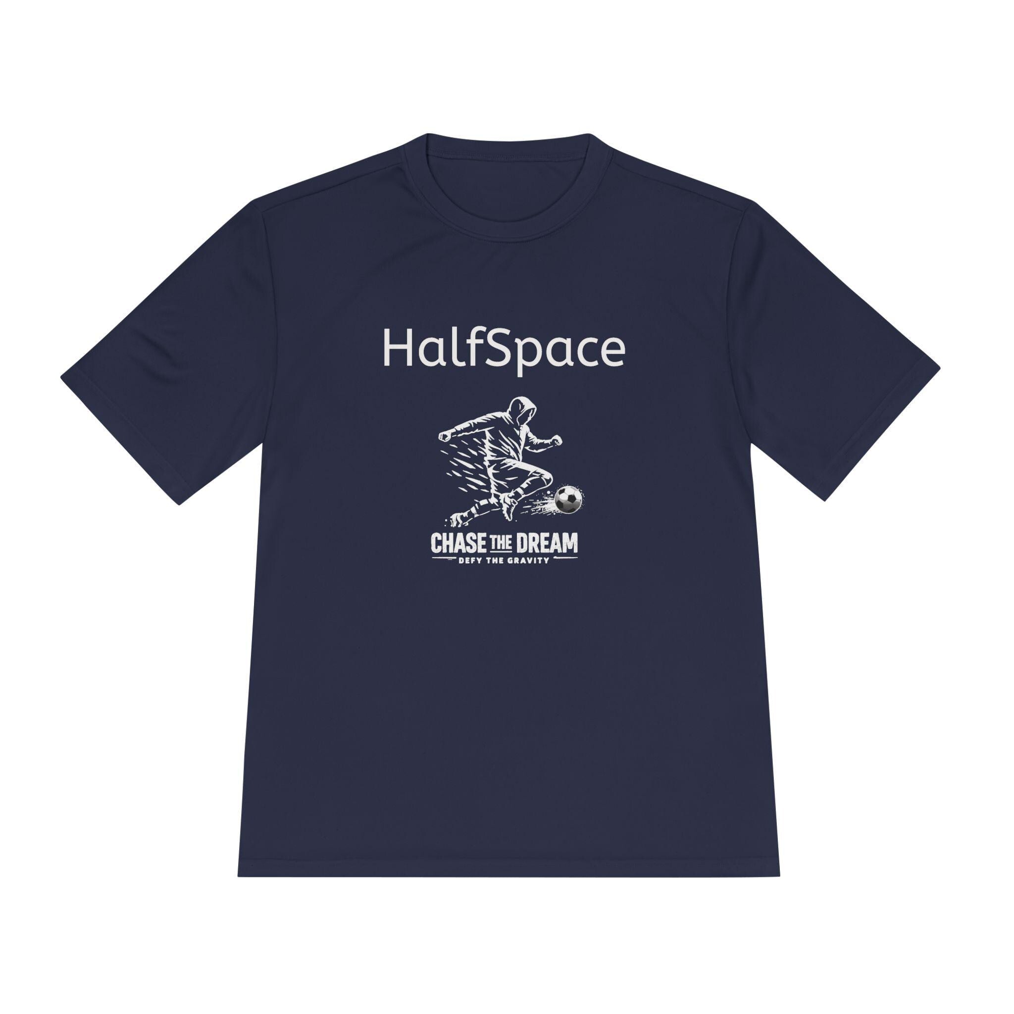 HalfSpace Soccer T-Shirt | Chase the Dream Graphic Print, Athletic Wear