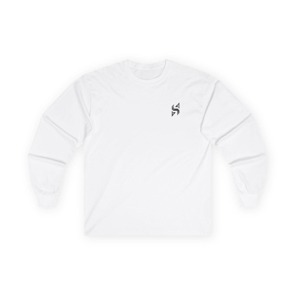 Minimal Long Sleeve Tee | Small Chest Graphic | Streetwear | HalfSpace Studio Branding | Minimal Design