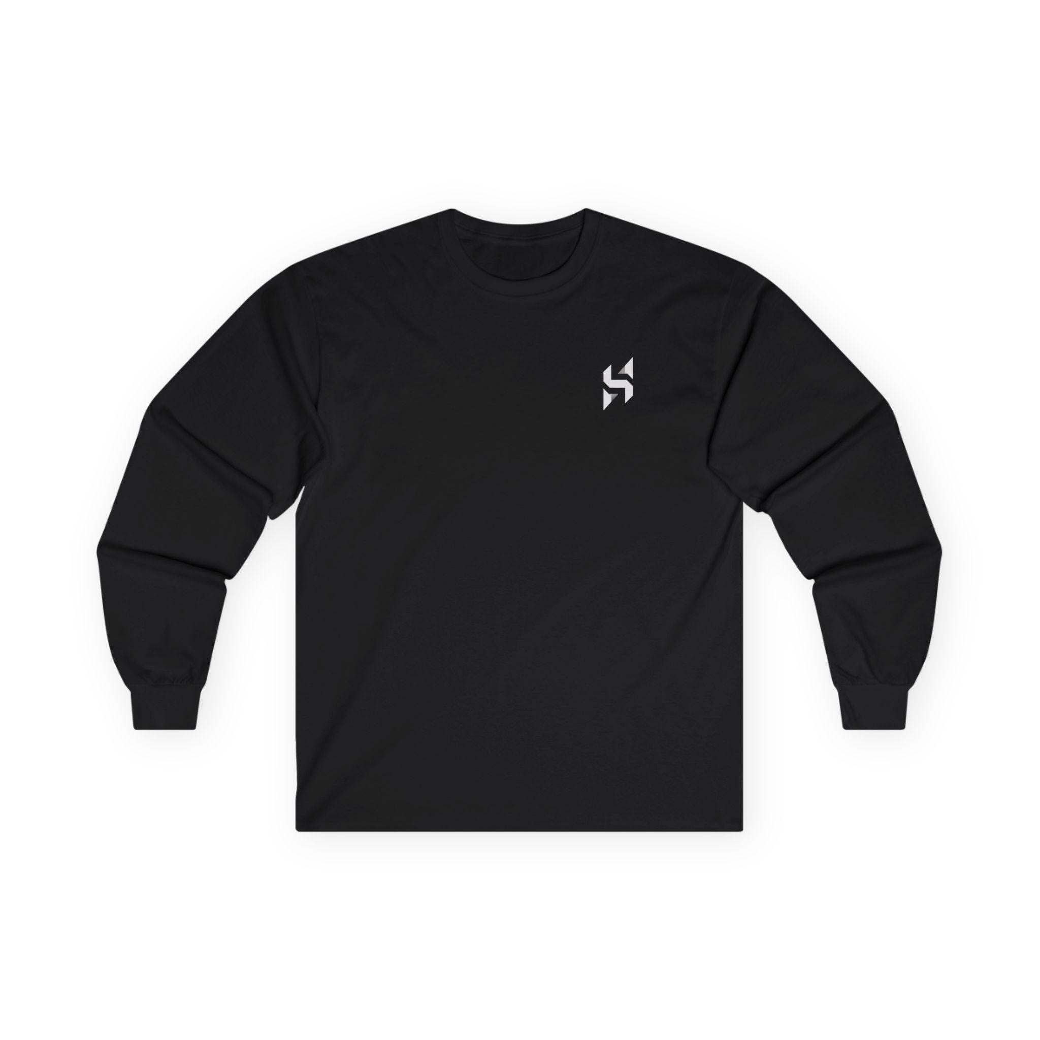 Minimal Long Sleeve Tee | Small Chest Graphic | Streetwear | HalfSpace Studio Branding | Minimal Design