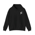 Abstract Geometric Logo Hoodie | Minimal Monochrome Chest Emblem | Streetwear | HalfSpace Studio Branding