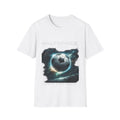 Cosmic Soccer Ball T-Shirt | Space Football Graphic Tee-HalfSpace Studio