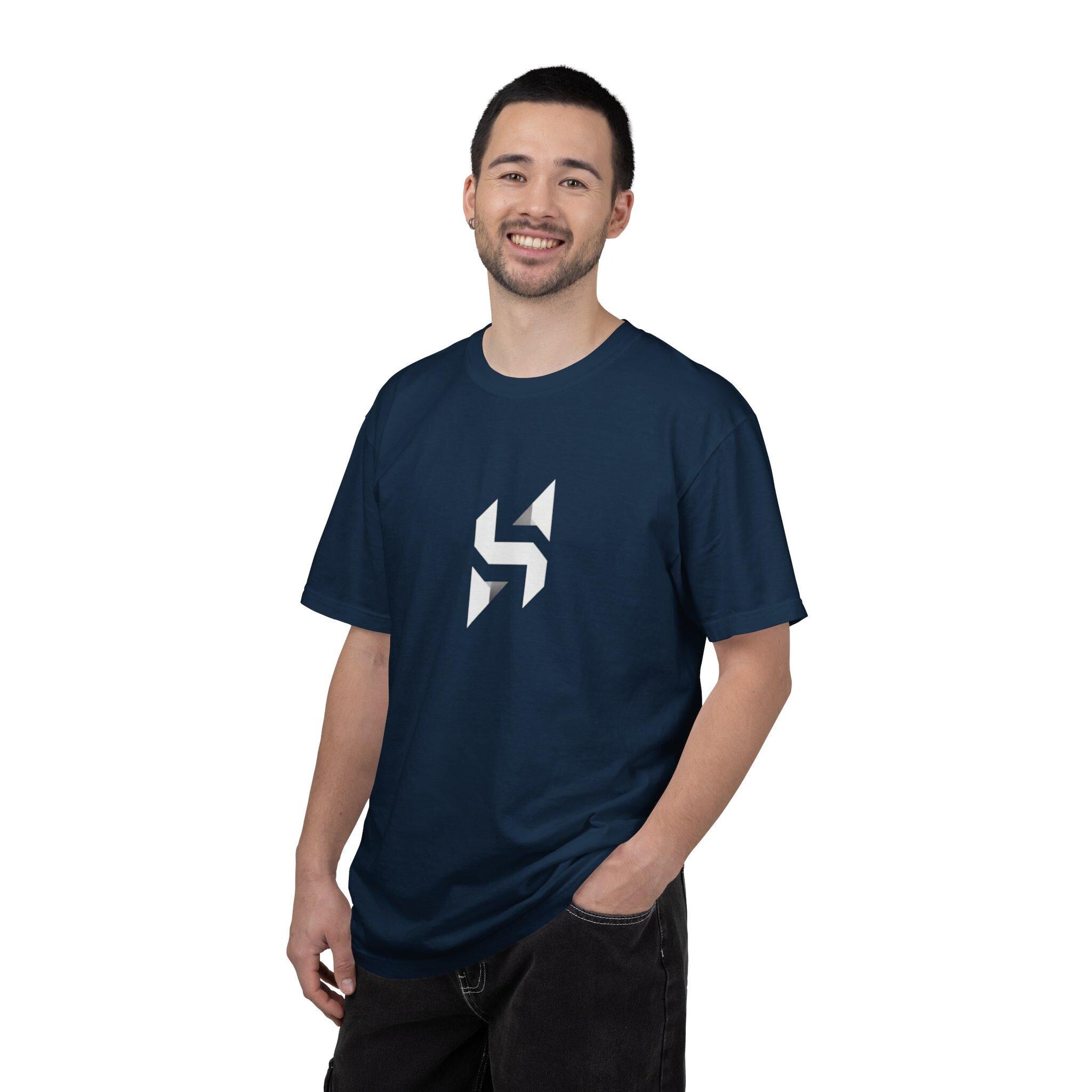 Geometric Monogram T-Shirt | Minimal Abstract Graphic Tee | Streetwear