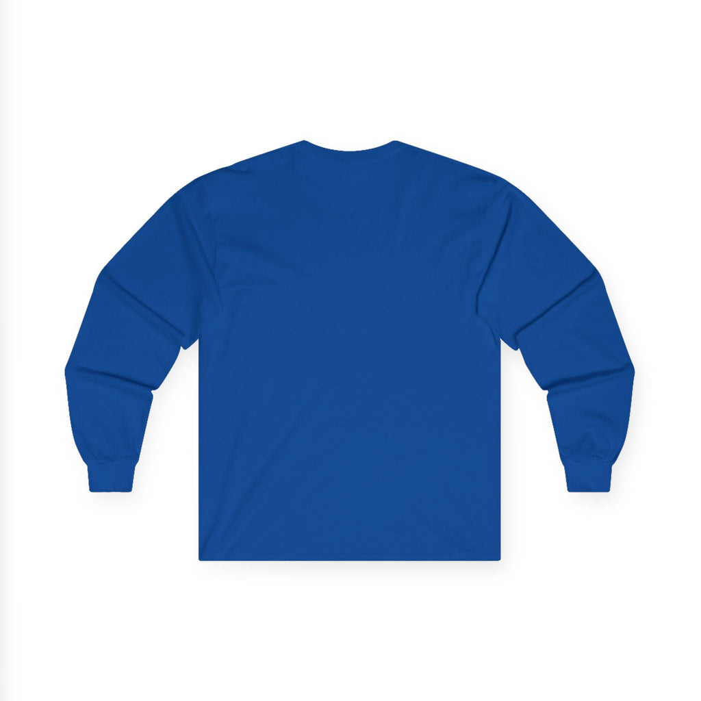 Geometric Monogram Long Sleeve Tee | Minimal Black Emblem | Streetwear