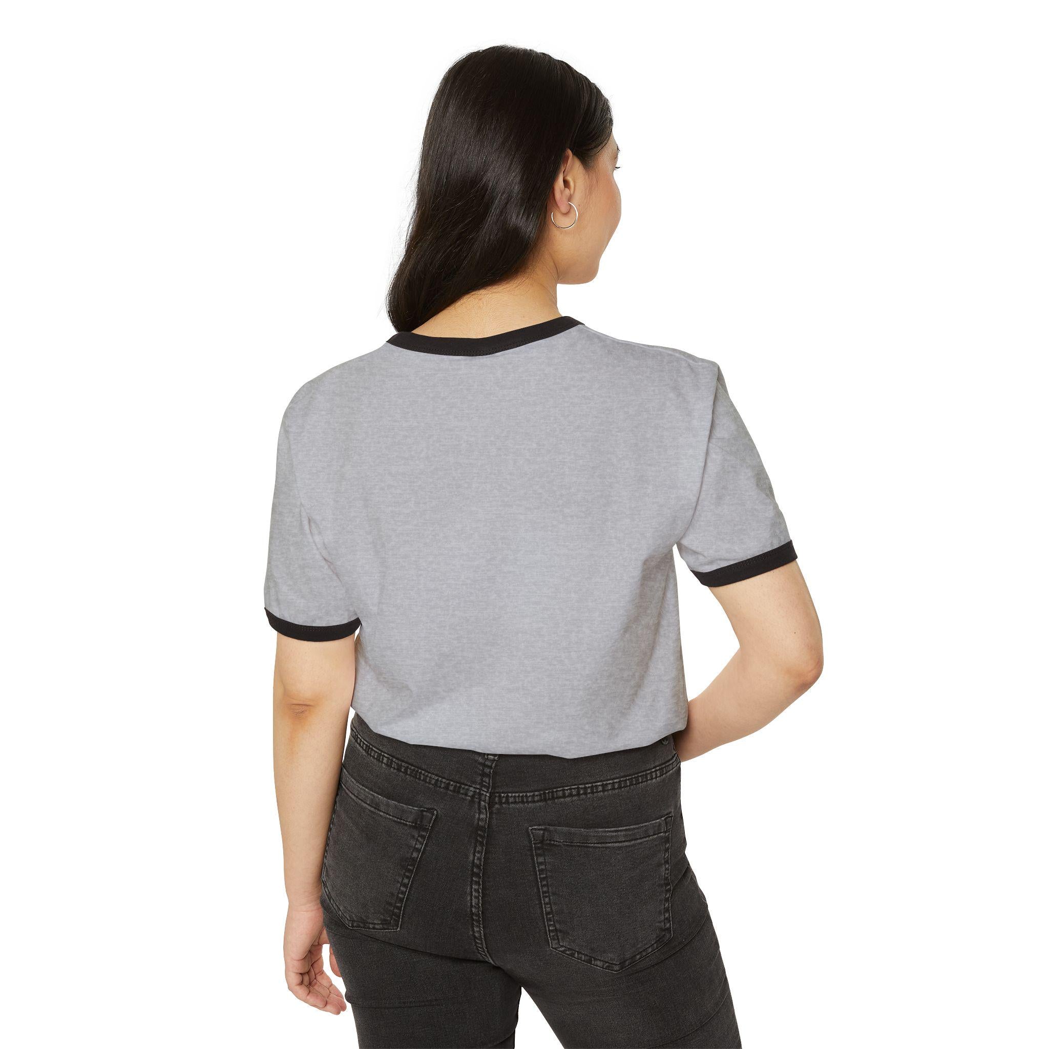 Geometric T-Shirt | Minimal Monochrome Ringer Tee | Streetwear