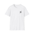 Geometric HS Logo T-Shirt | Minimal Chest Emblem, Monochrome Streetwear | HalfSpace Studio Branding