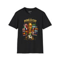 World Cup 2026 Trophy and Flags T-Shirt | Soccer Tournament Tee | Football/Soccer Fans