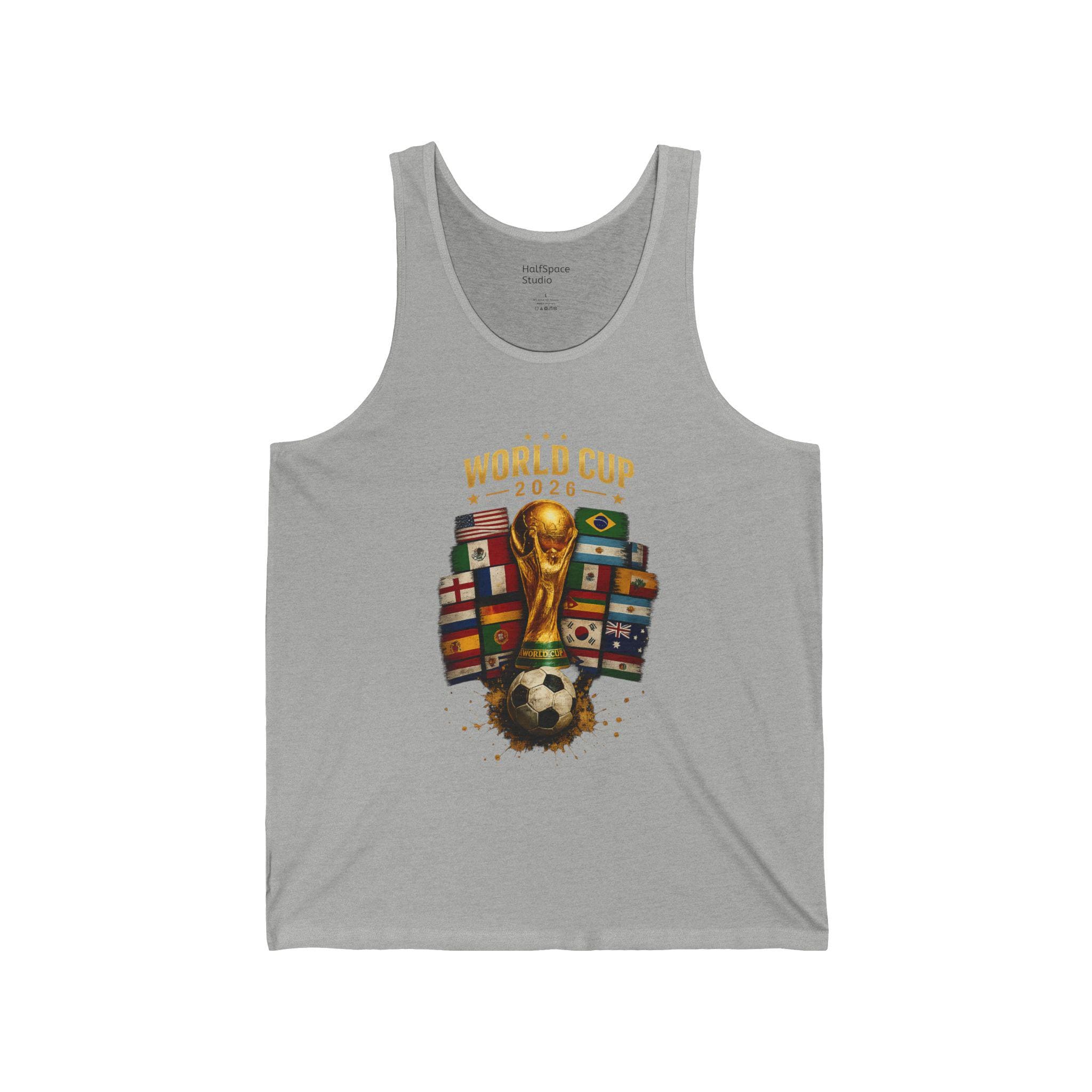 World Cup 2026 Trophy Soccer Tank Top | Football Fan Apparel