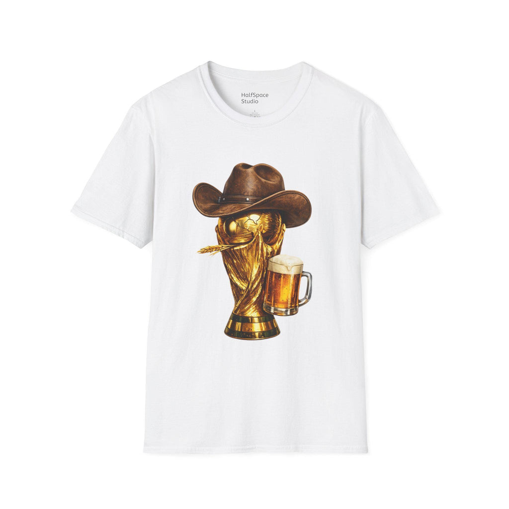 Cowboy Soccer Beer T-Shirt | Western Trophy Graphic Tee