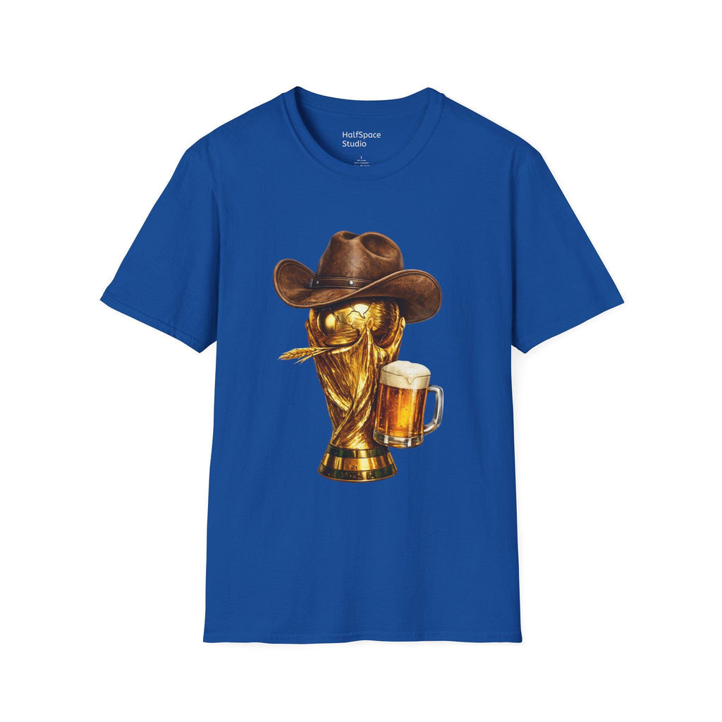 Cowboy Soccer Beer T-Shirt | Western Trophy Graphic Tee