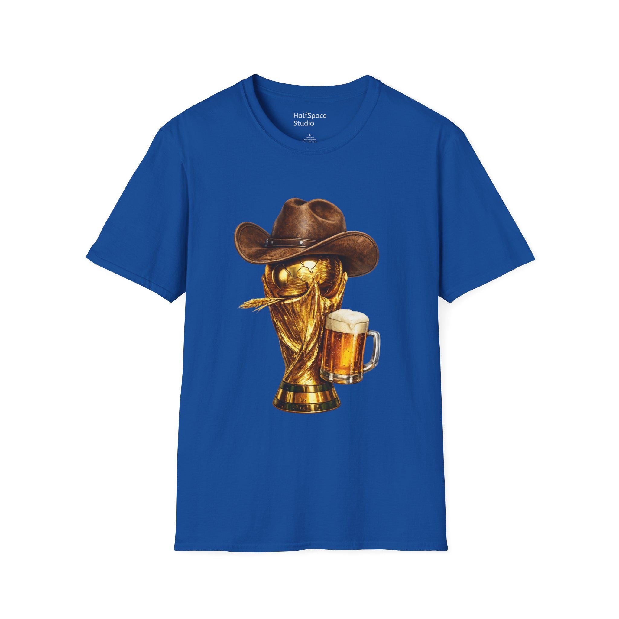 Cowboy Soccer Beer T-Shirt | Western Trophy Graphic Tee