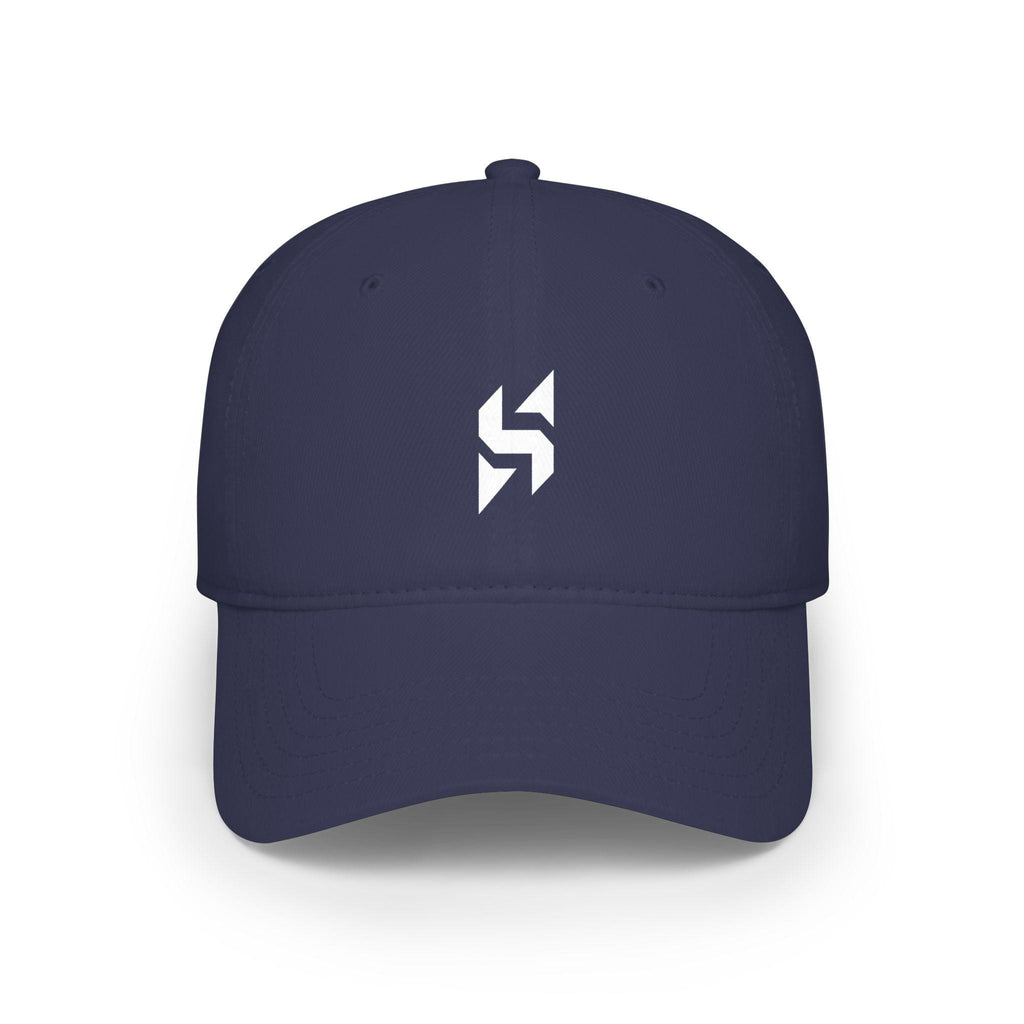 Geometric HS Logo Baseball Cap | Minimal Embroidered Hat | HalfSpaceStudio