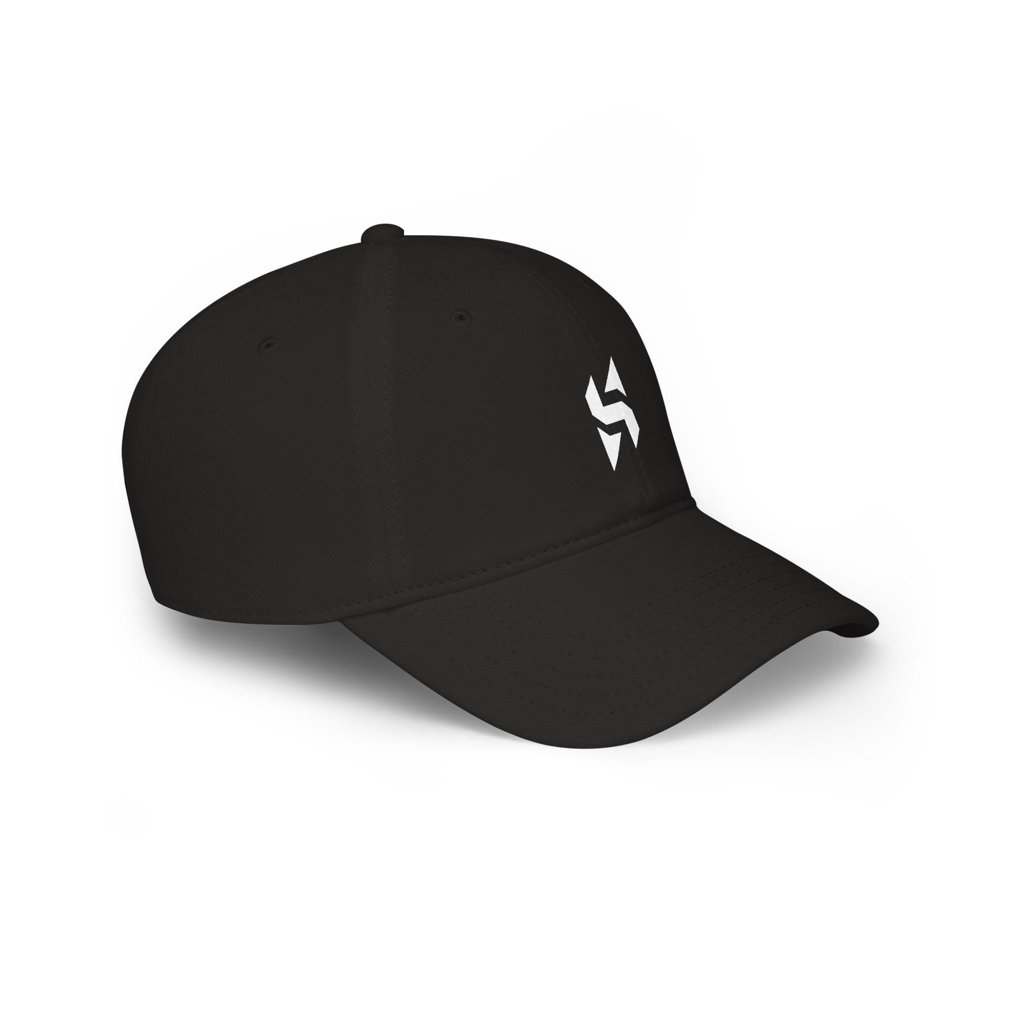 Geometric HS Logo Baseball Cap | Minimal Embroidered Hat | HalfSpaceStudio