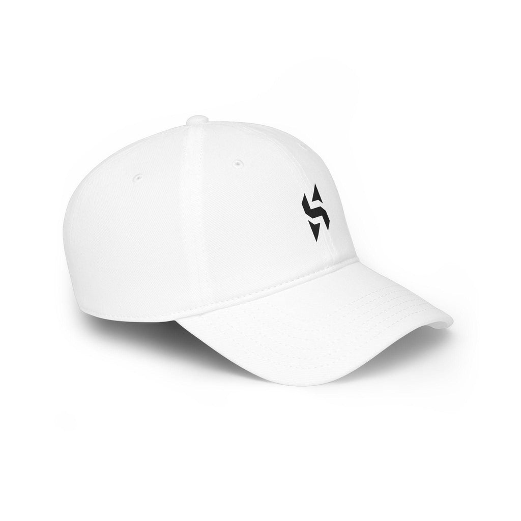 Geometric HS Logo Baseball Cap | Minimal Embroidered Hat | HalfSpaceStudio