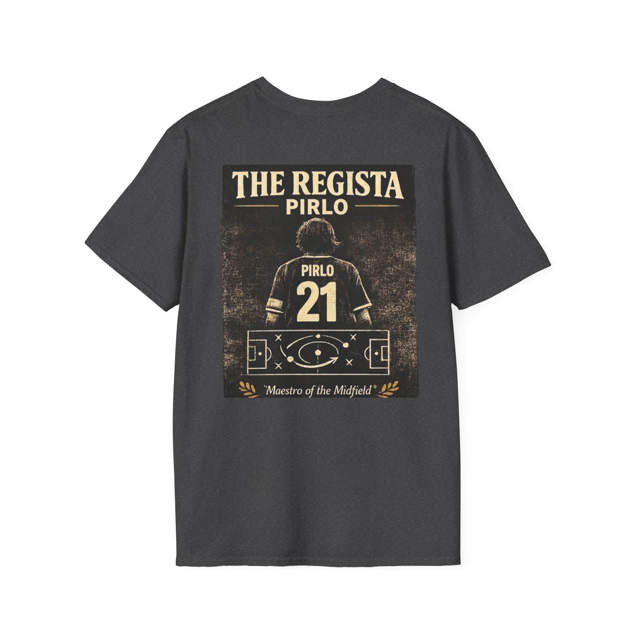 The Regista 21 Pirlo T-Shirt | Vintage Icon Tee | Andrea Pirlo Limited Edition