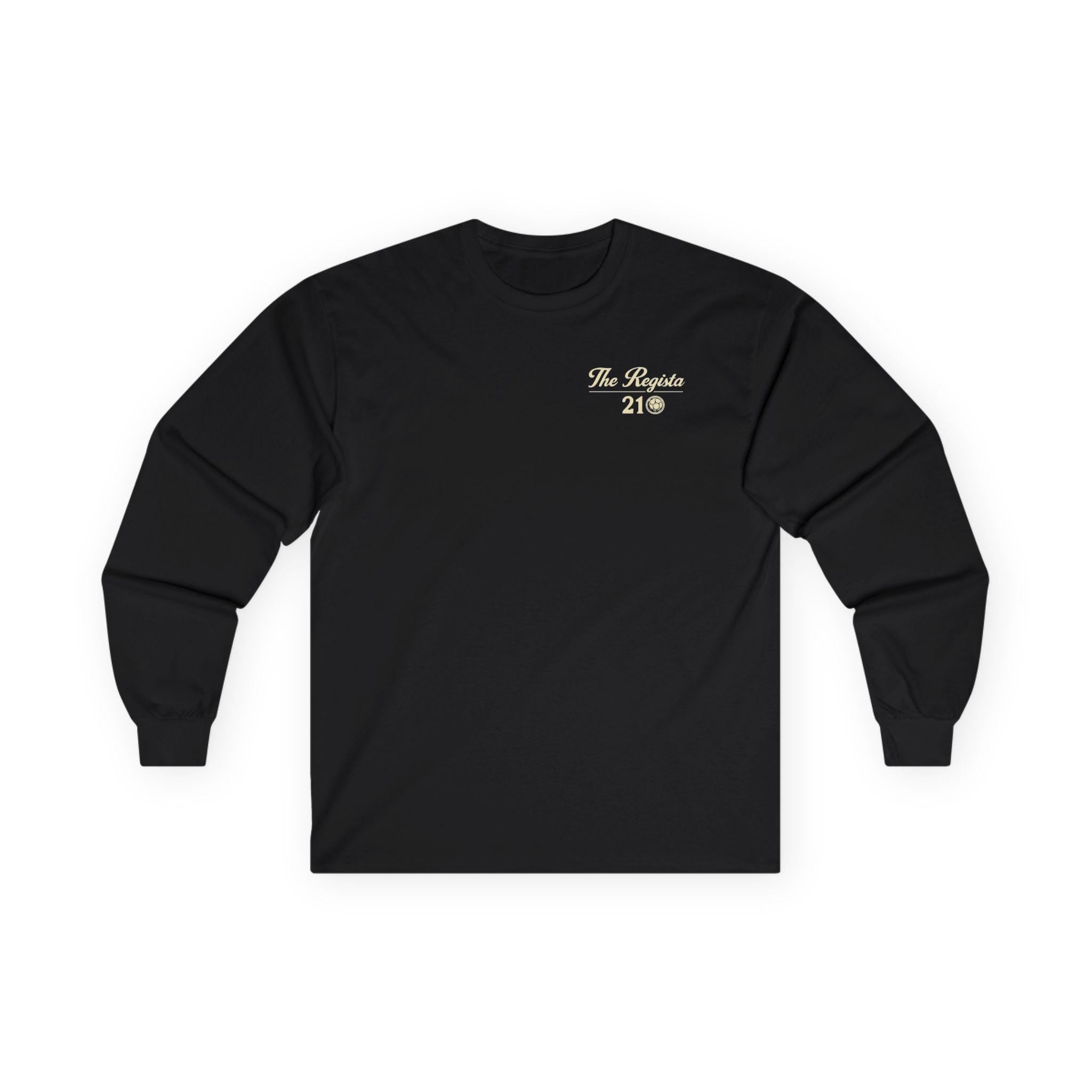 Andrea Pirlo 21 Jersey Back Print Long Sleeve Tee | Soccer Legend Fan Apparel
