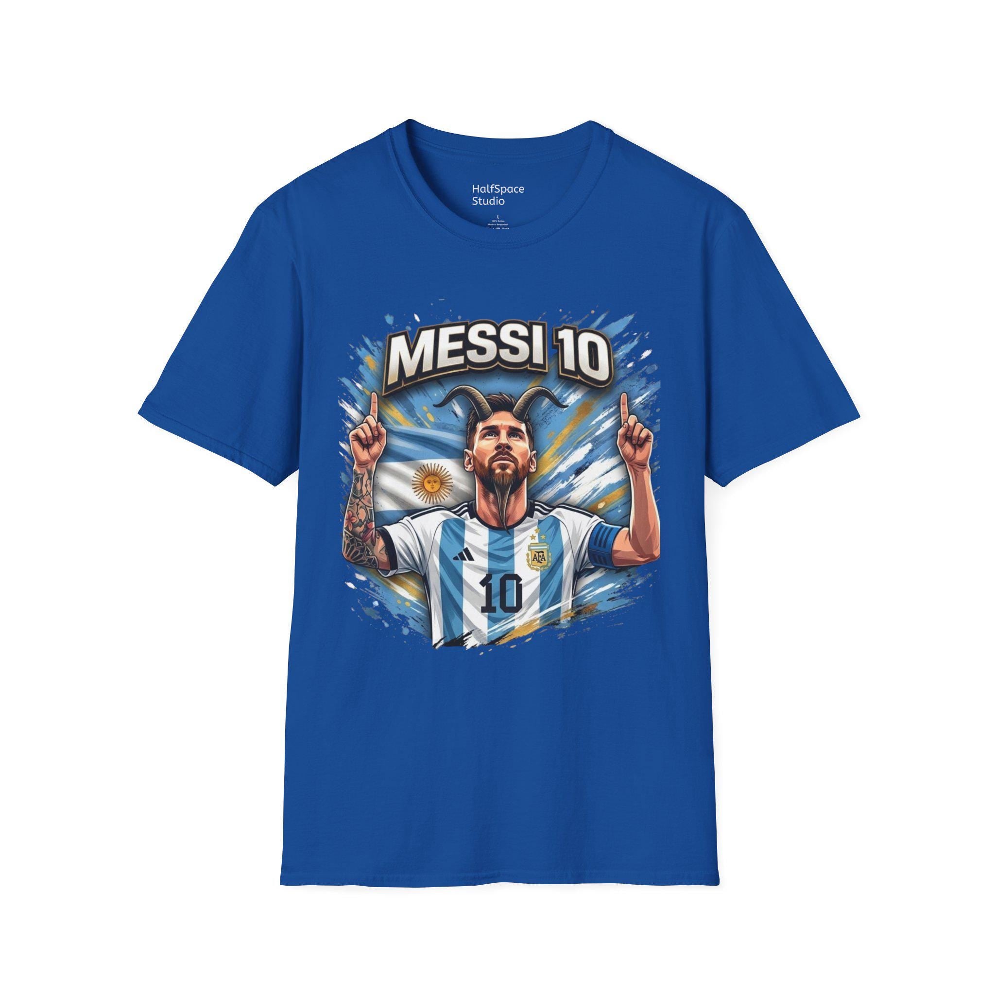 Messi 10 Portrait shirt | Soccer/Football Legend Lionel Messi Tee