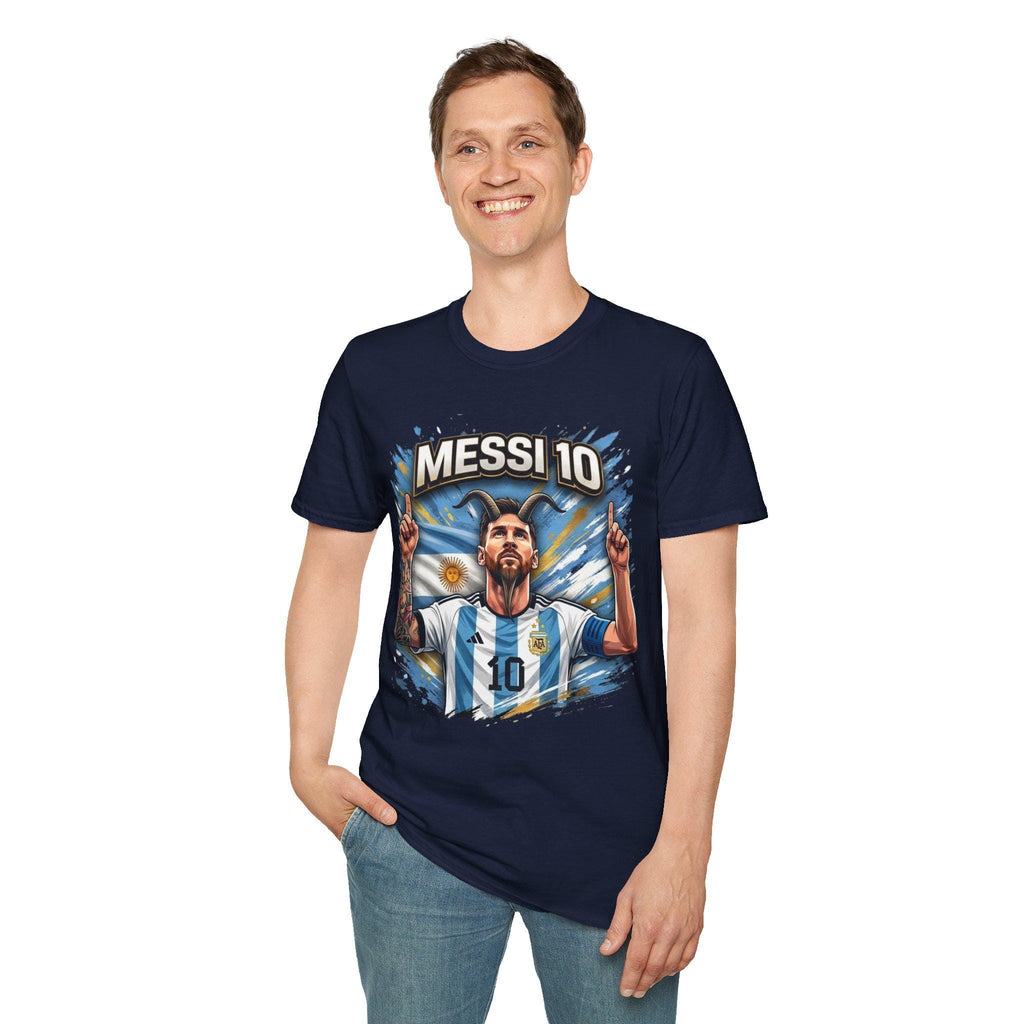 Messi 10 Portrait shirt | Soccer/Football Legend Lionel Messi Tee