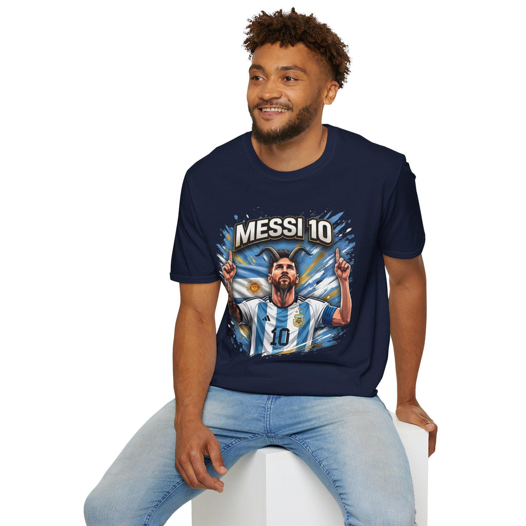 Messi 10 Portrait shirt | Soccer/Football Legend Lionel Messi Tee
