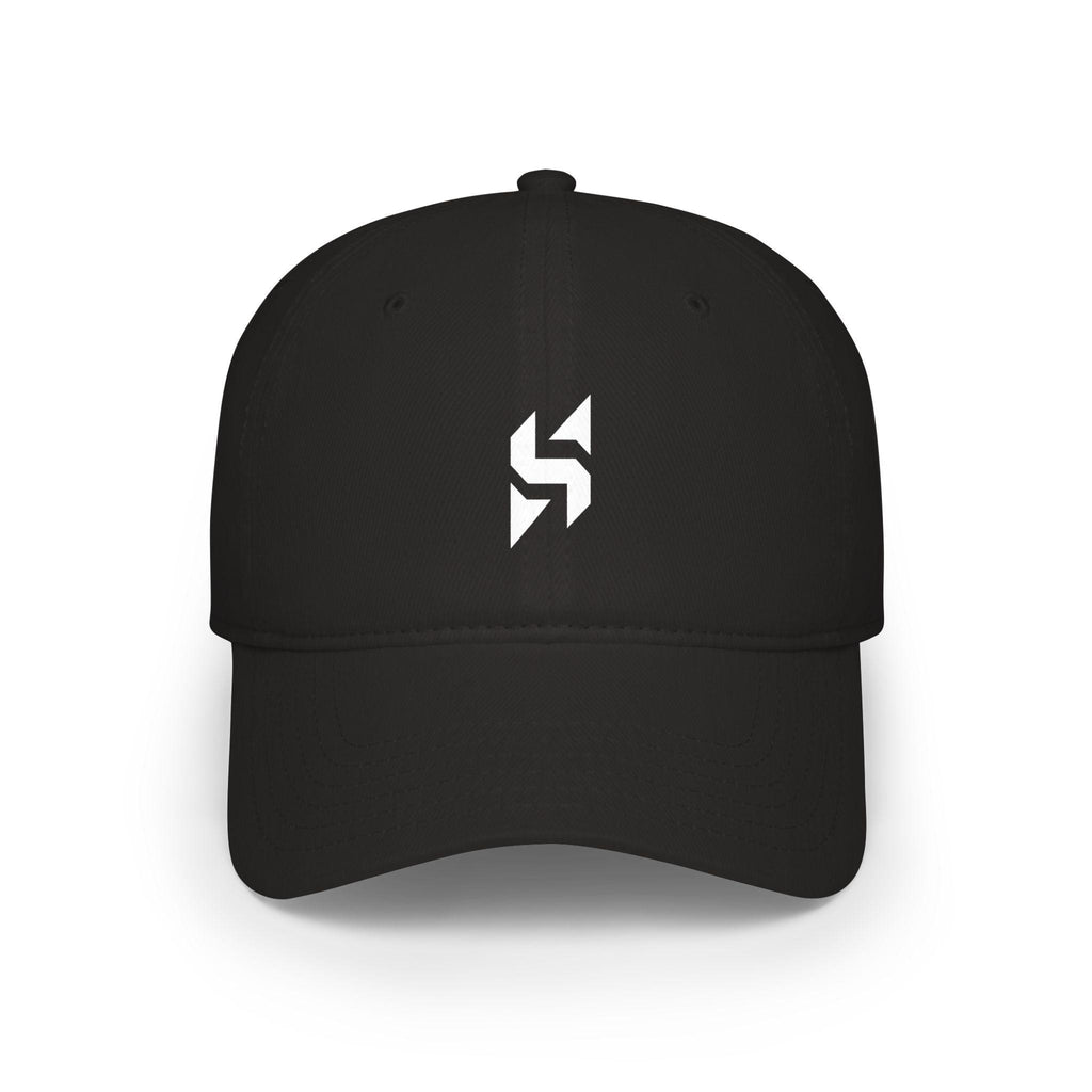 Geometric HS Logo Baseball Cap | Minimal Embroidered Hat | HalfSpaceStudio