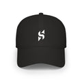 Geometric HS Logo Baseball Cap | Minimal Embroidered Hat | HalfSpaceStudio