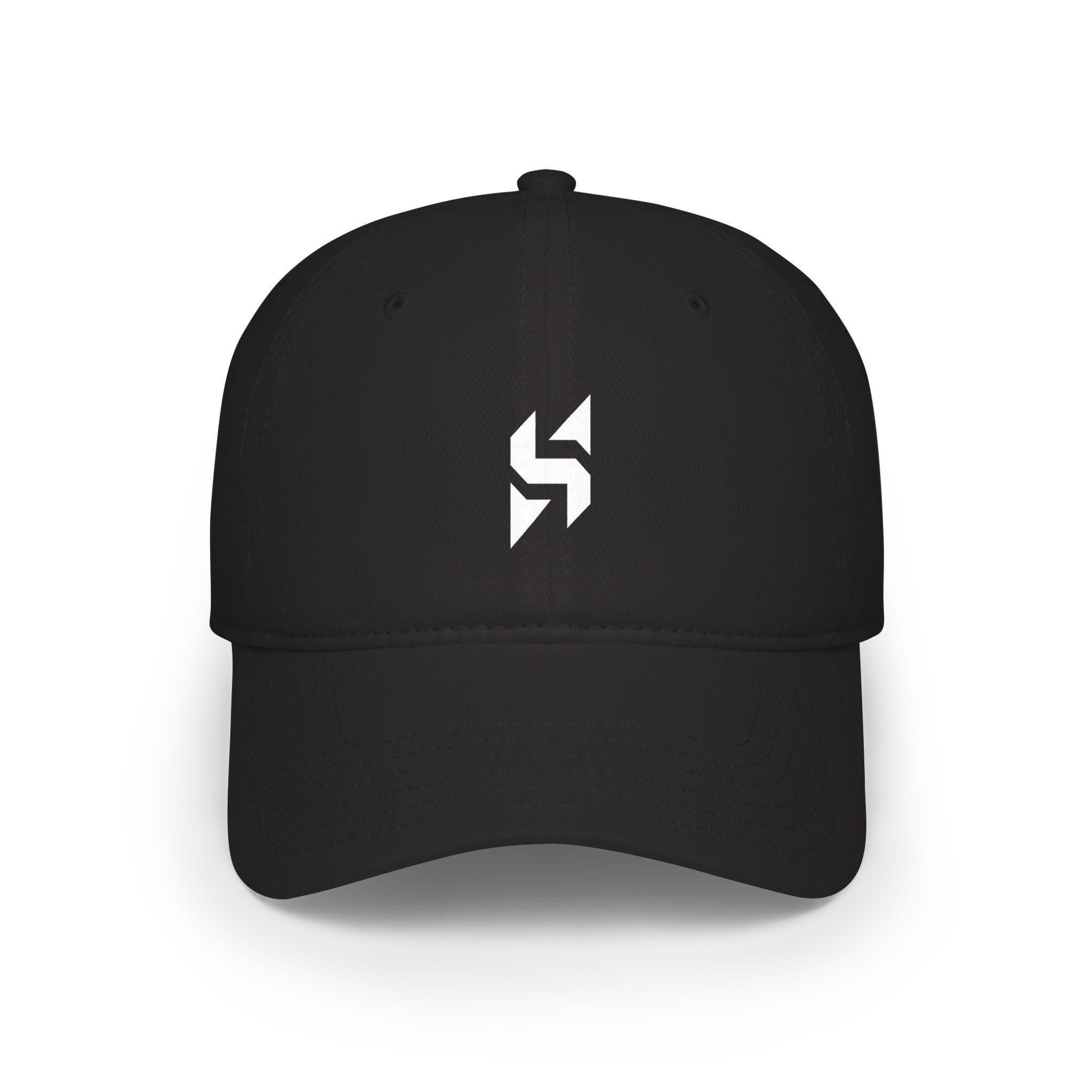 Geometric HS Logo Baseball Cap | Minimal Embroidered Hat | HalfSpaceStudio