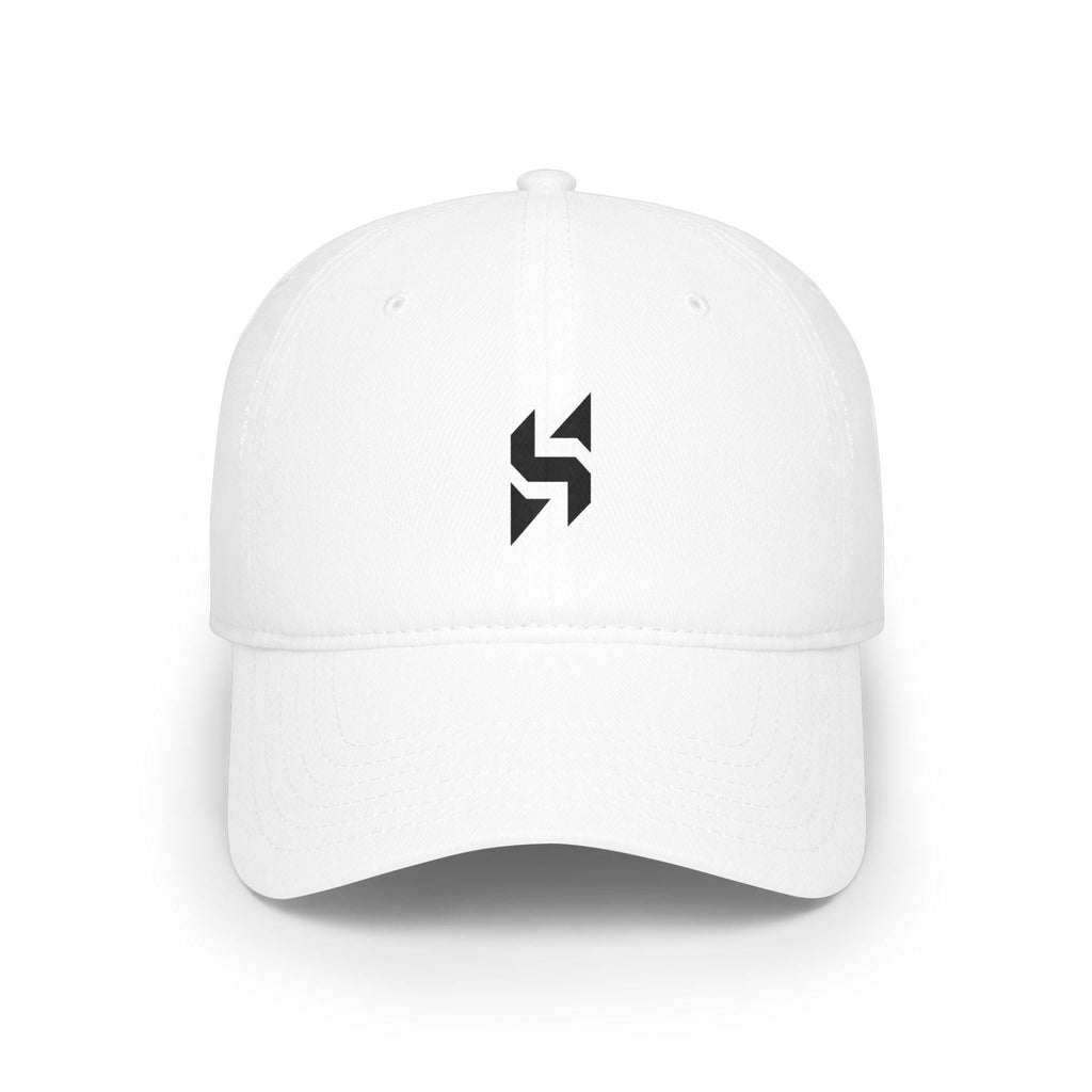 Geometric HS Logo Baseball Cap | Minimal Embroidered Hat | HalfSpaceStudio