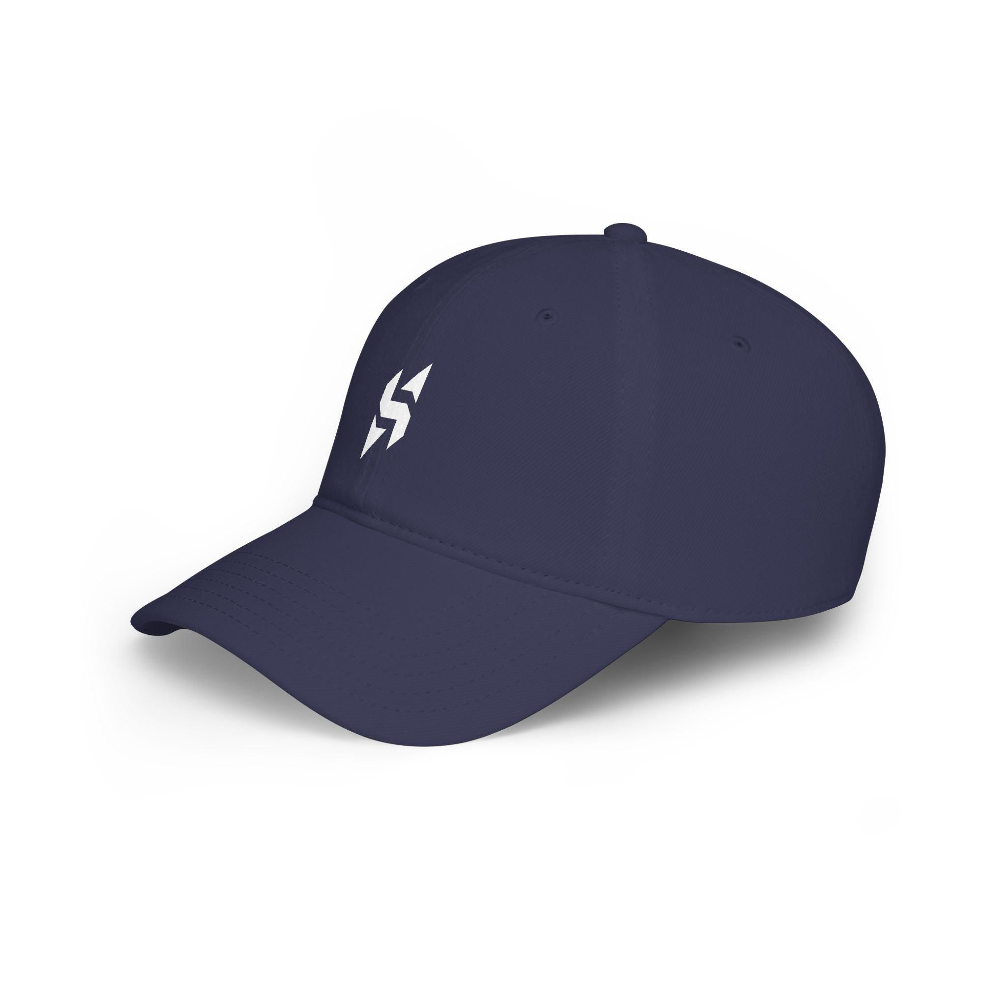 Geometric HS Logo Baseball Cap | Minimal Embroidered Hat | HalfSpaceStudio