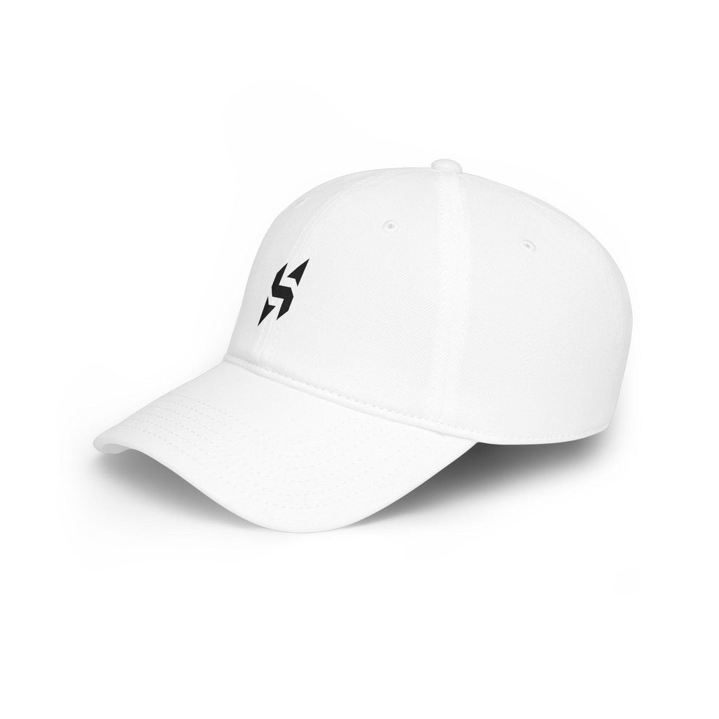 Geometric HS Logo Baseball Cap | Minimal Embroidered Hat | HalfSpaceStudio
