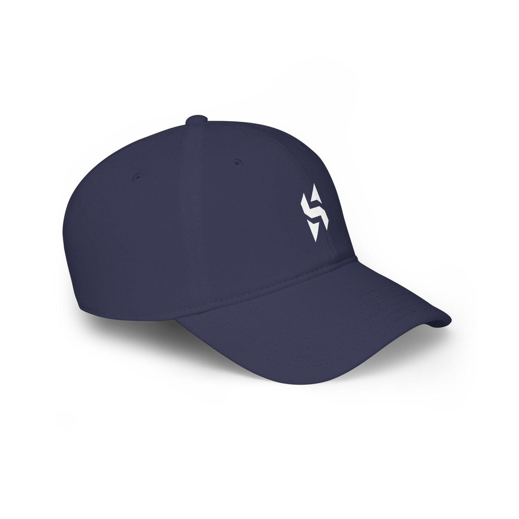 Geometric HS Logo Baseball Cap | Minimal Embroidered Hat | HalfSpaceStudio